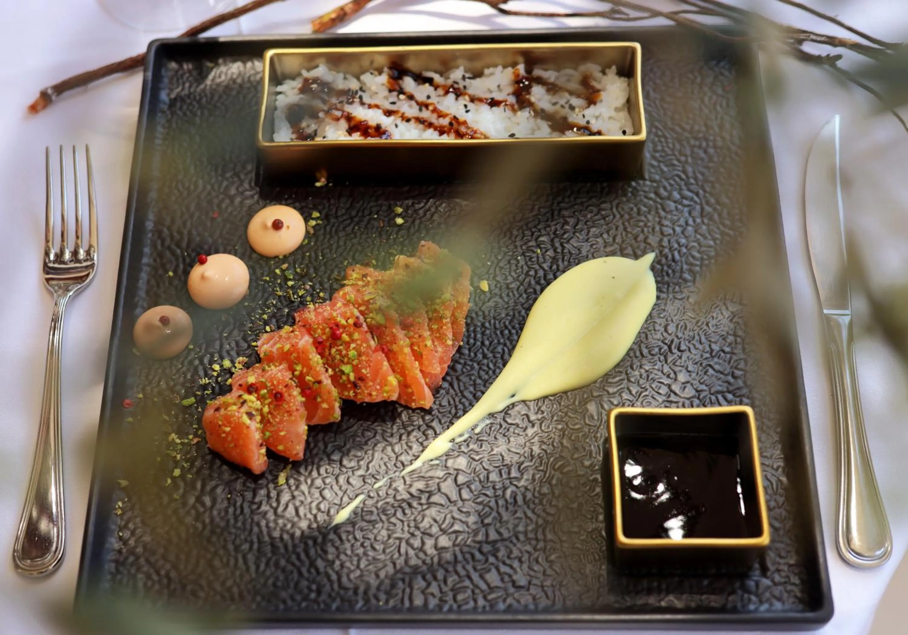 Food in Rapo's Resort Hotel