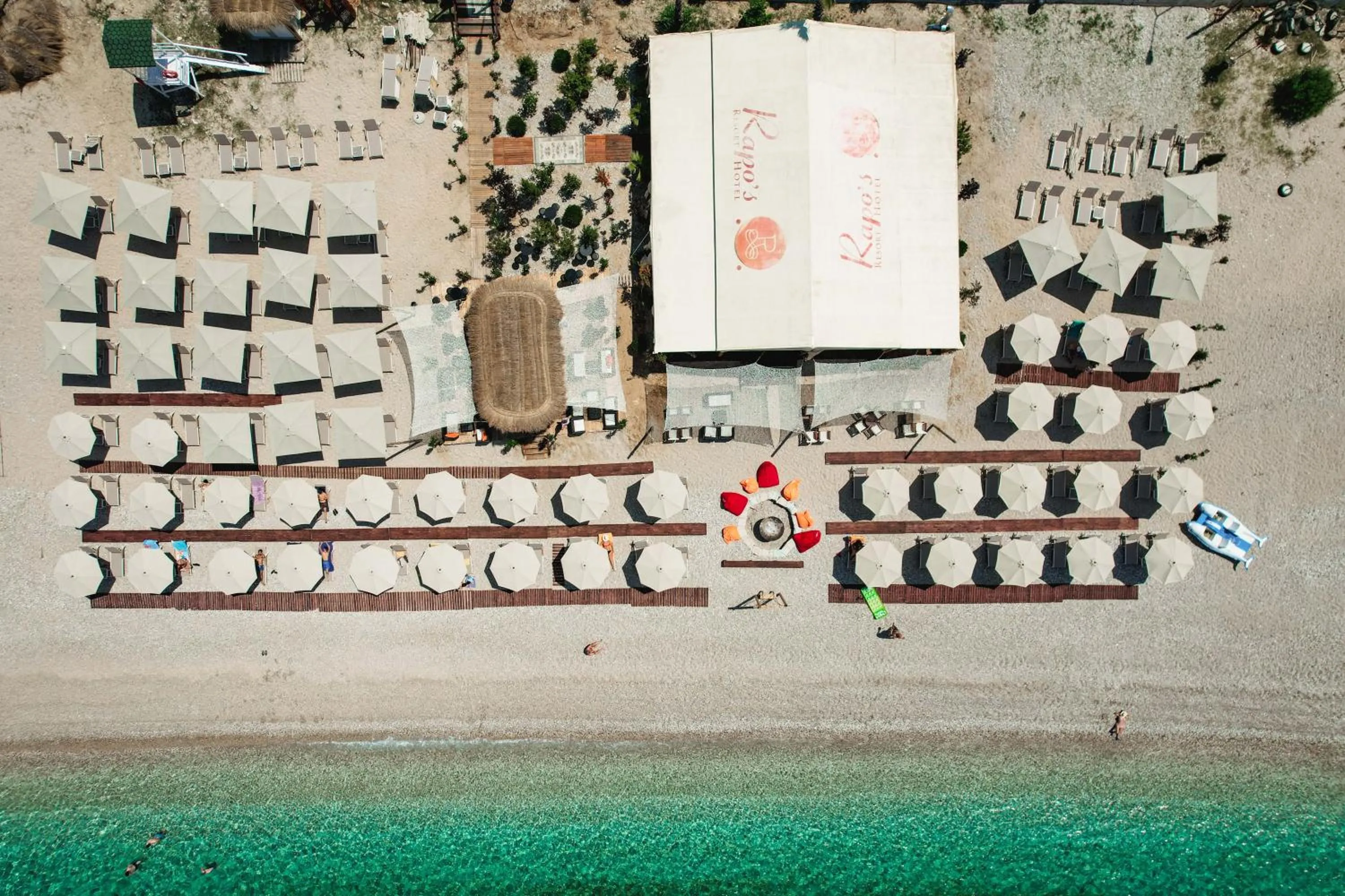 Beach in Rapo's Resort Hotel