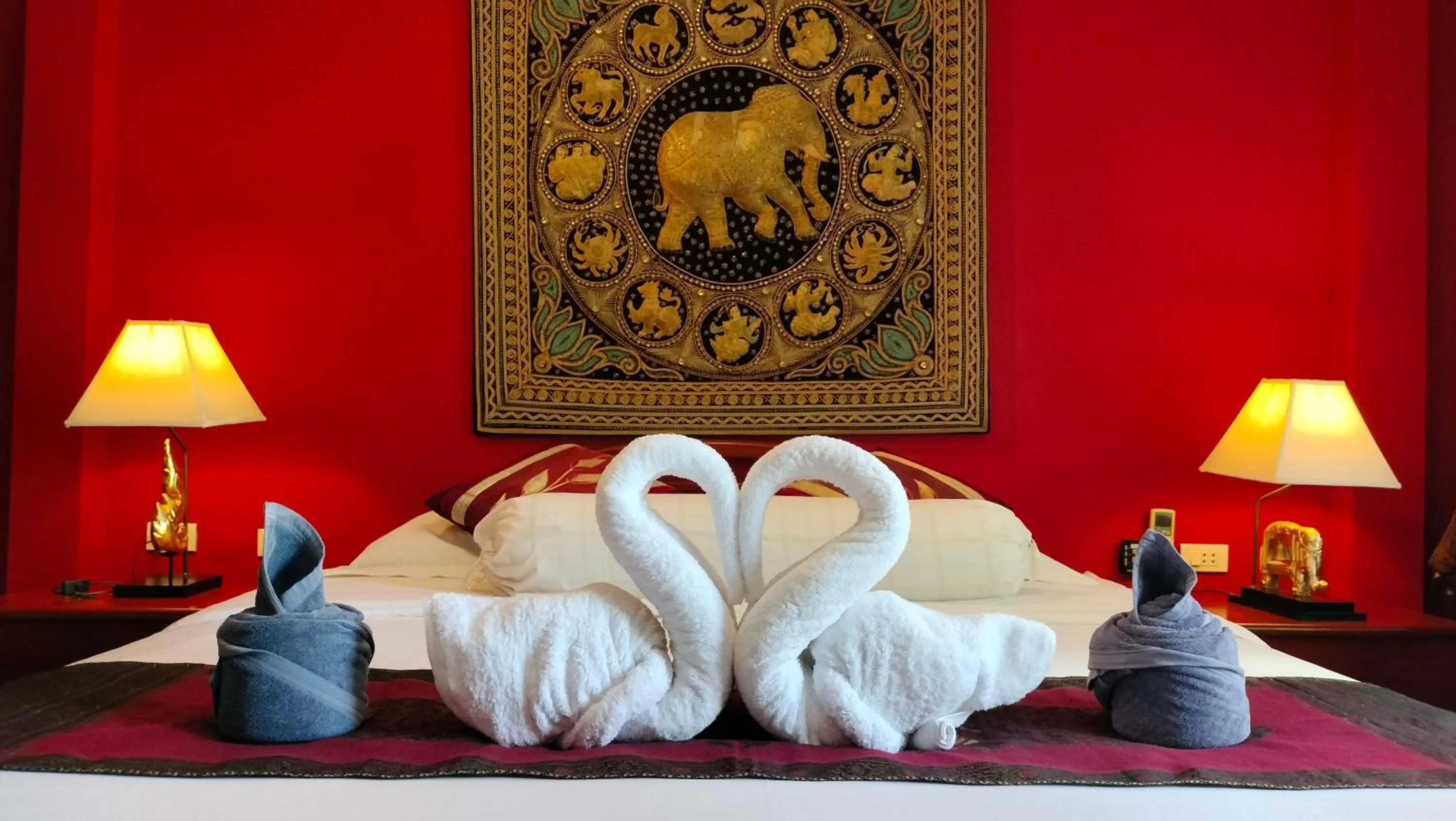 Bed in LePrive Resort