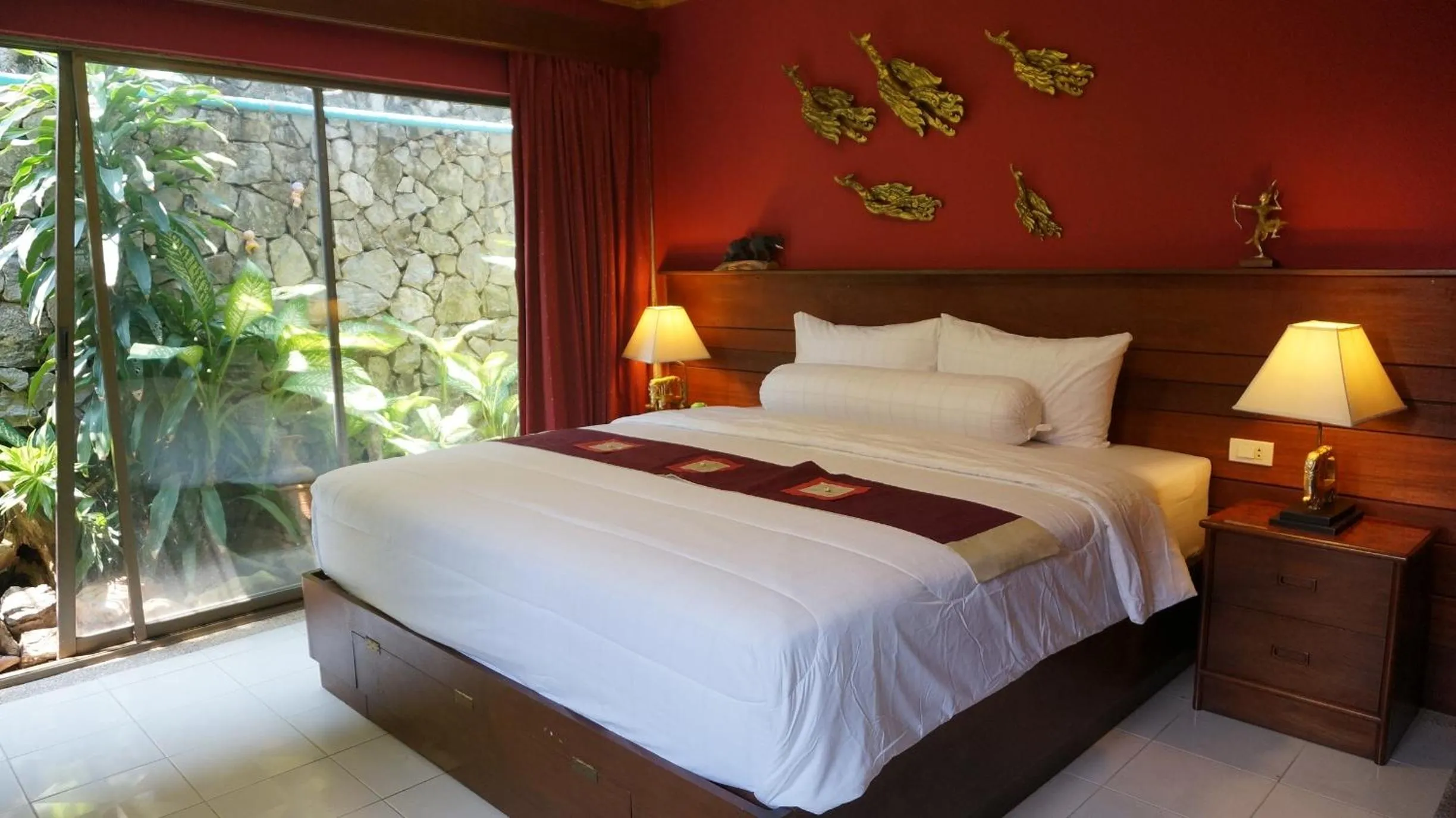 Bed in LePrive Resort