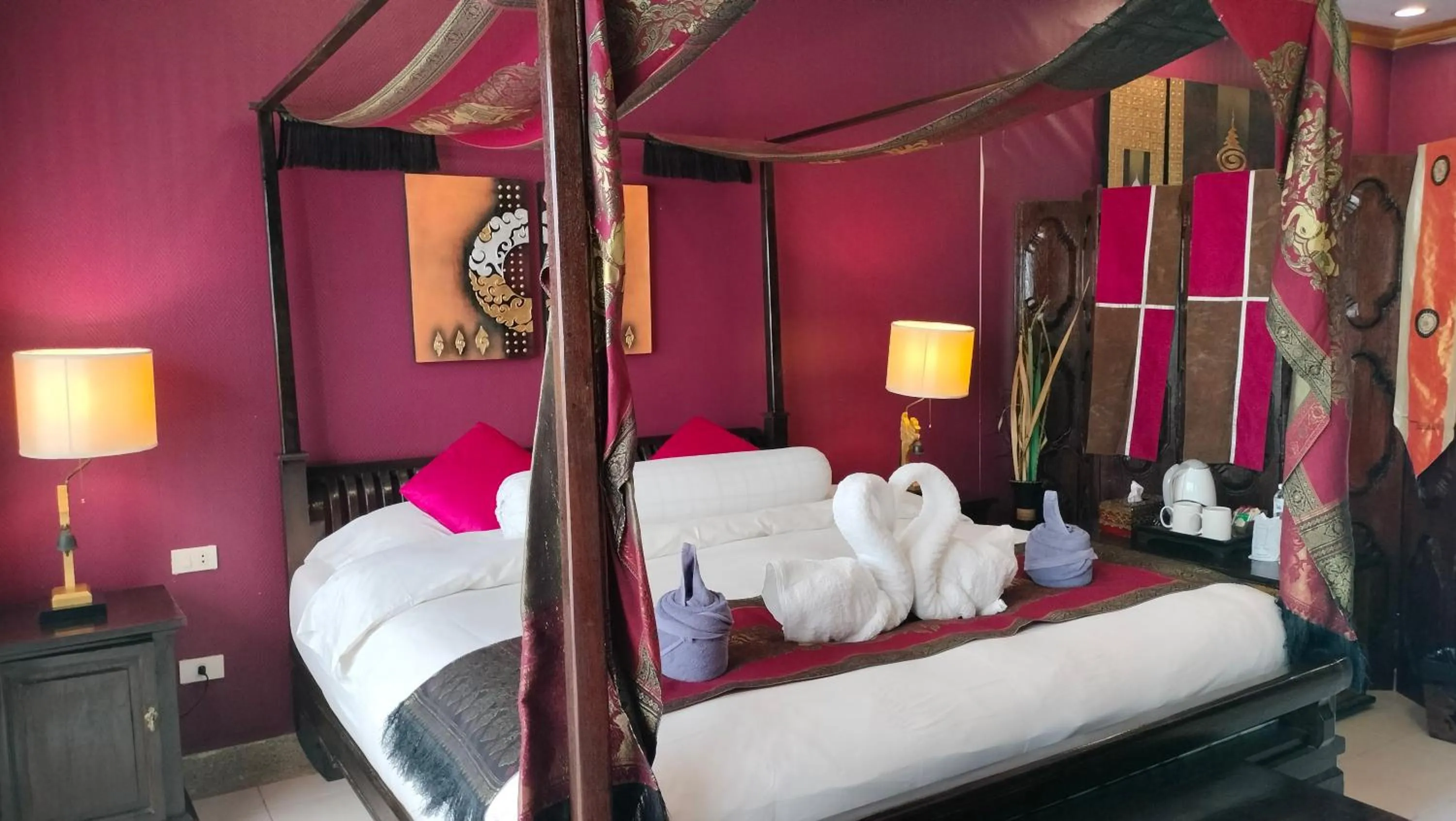 Bed in LePrive Resort