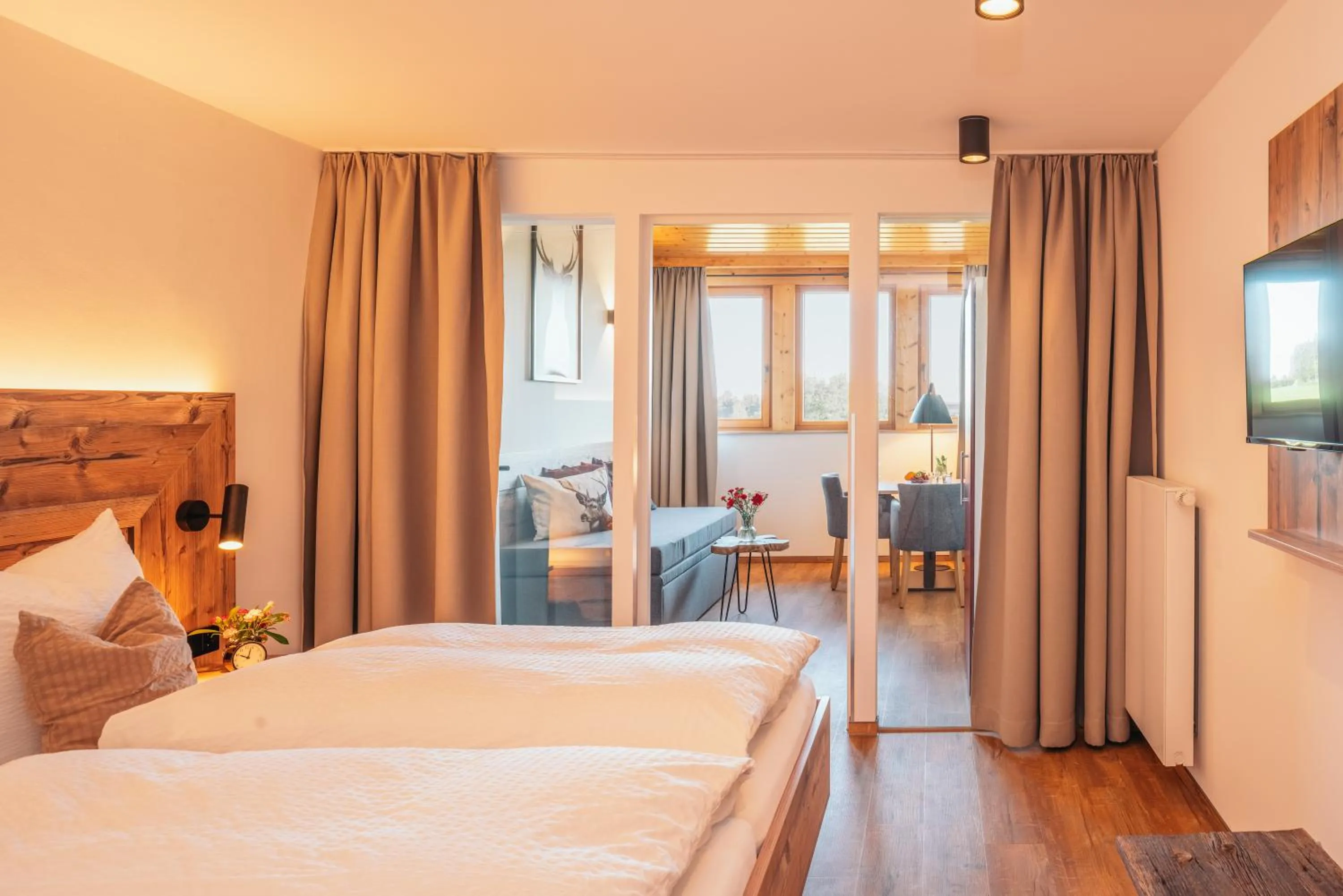 Photo of the whole room, Bed in Landgasthaus Sonne