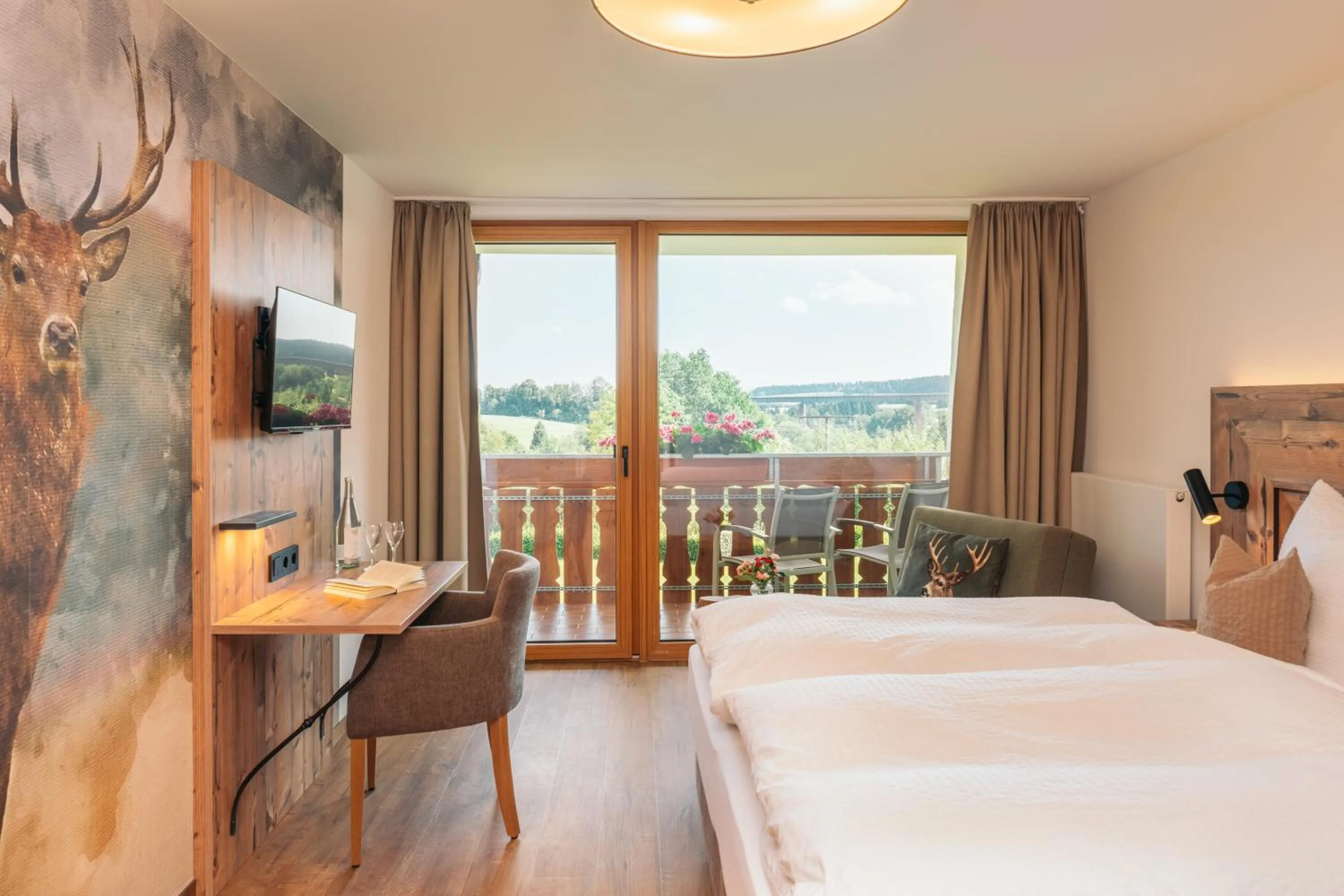 Photo of the whole room, Bed in Landgasthaus Sonne