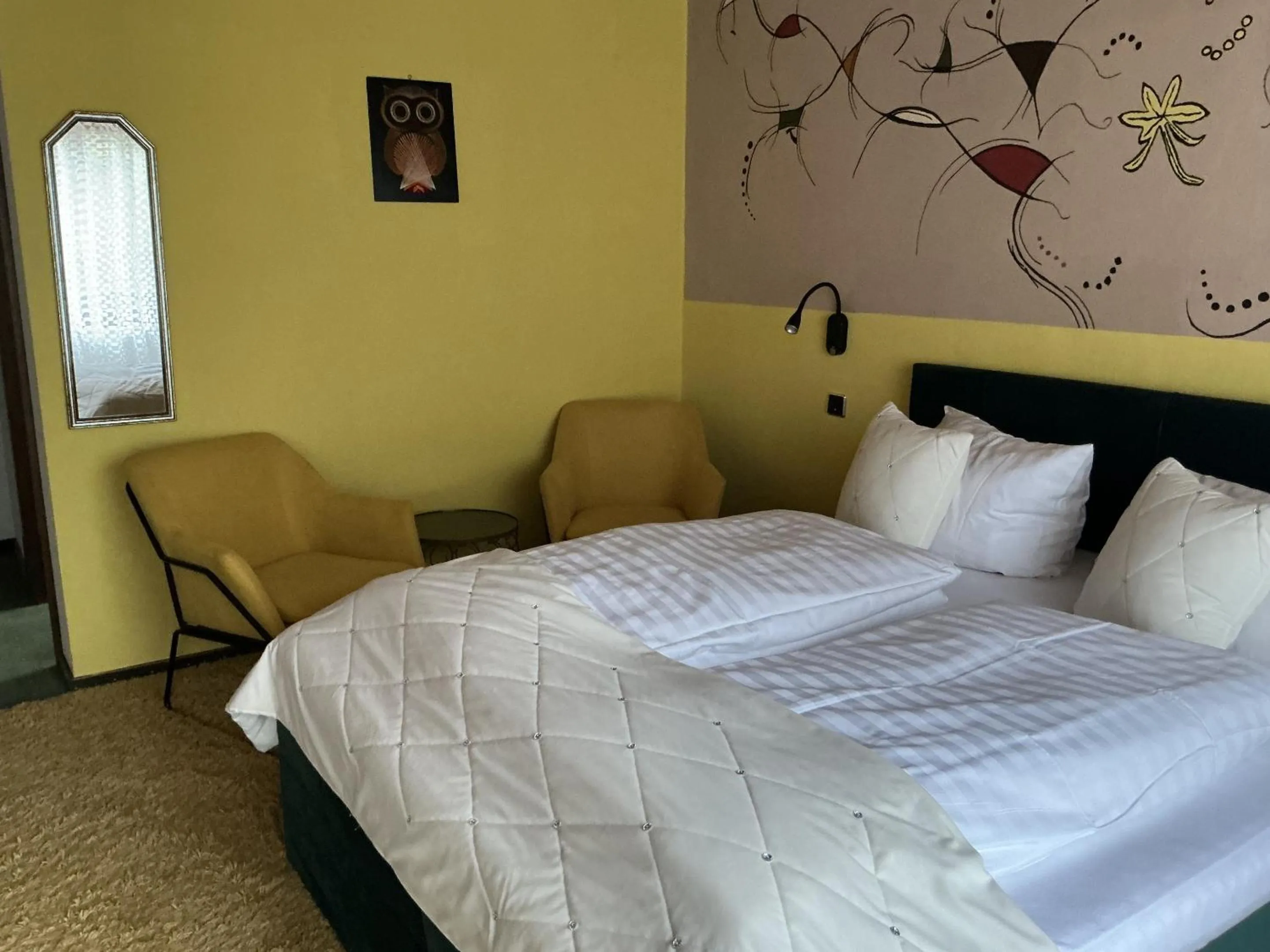 Bedroom, Bed in Hotel Eulenhof