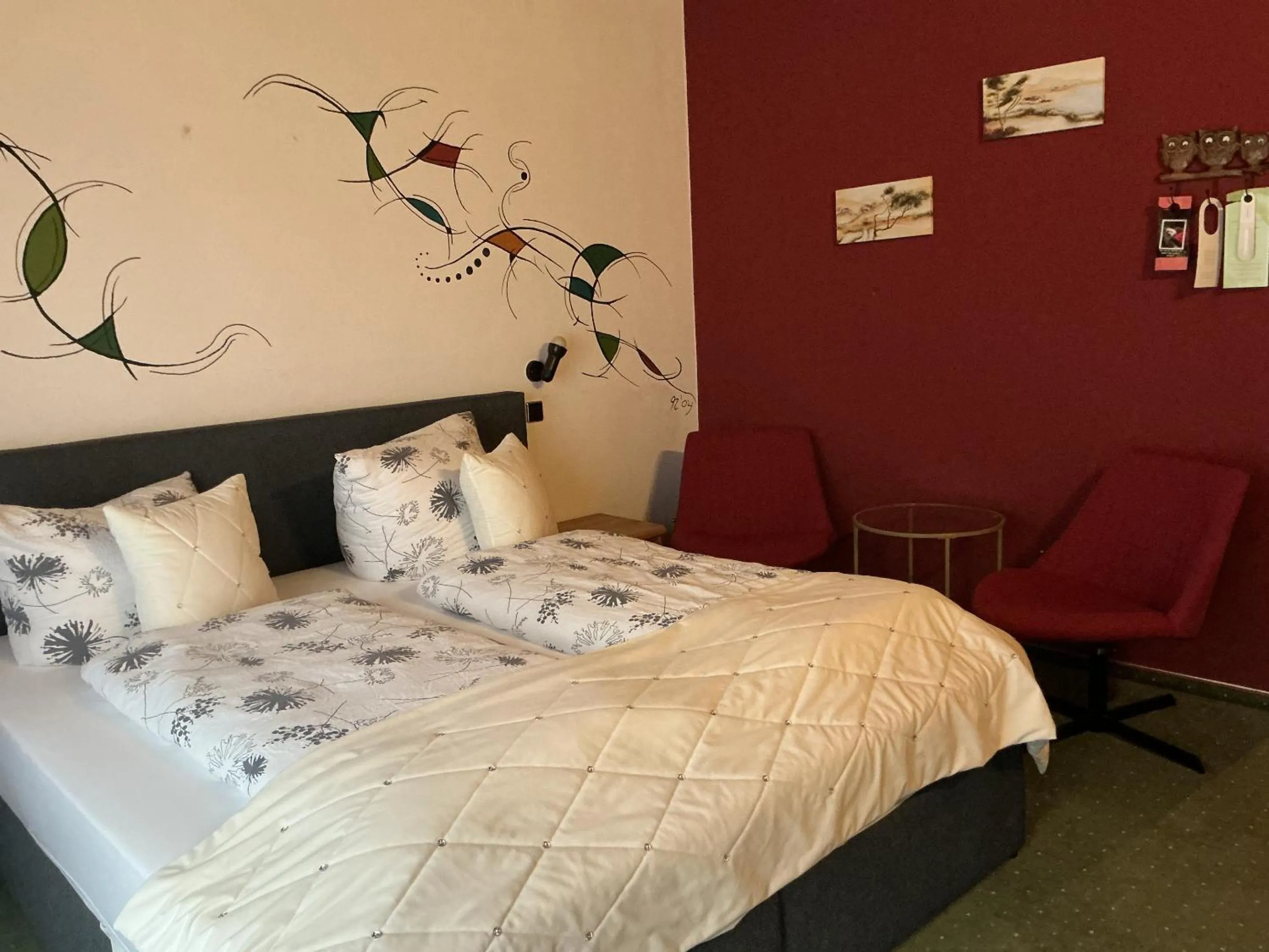 Bedroom, Bed in Hotel Eulenhof