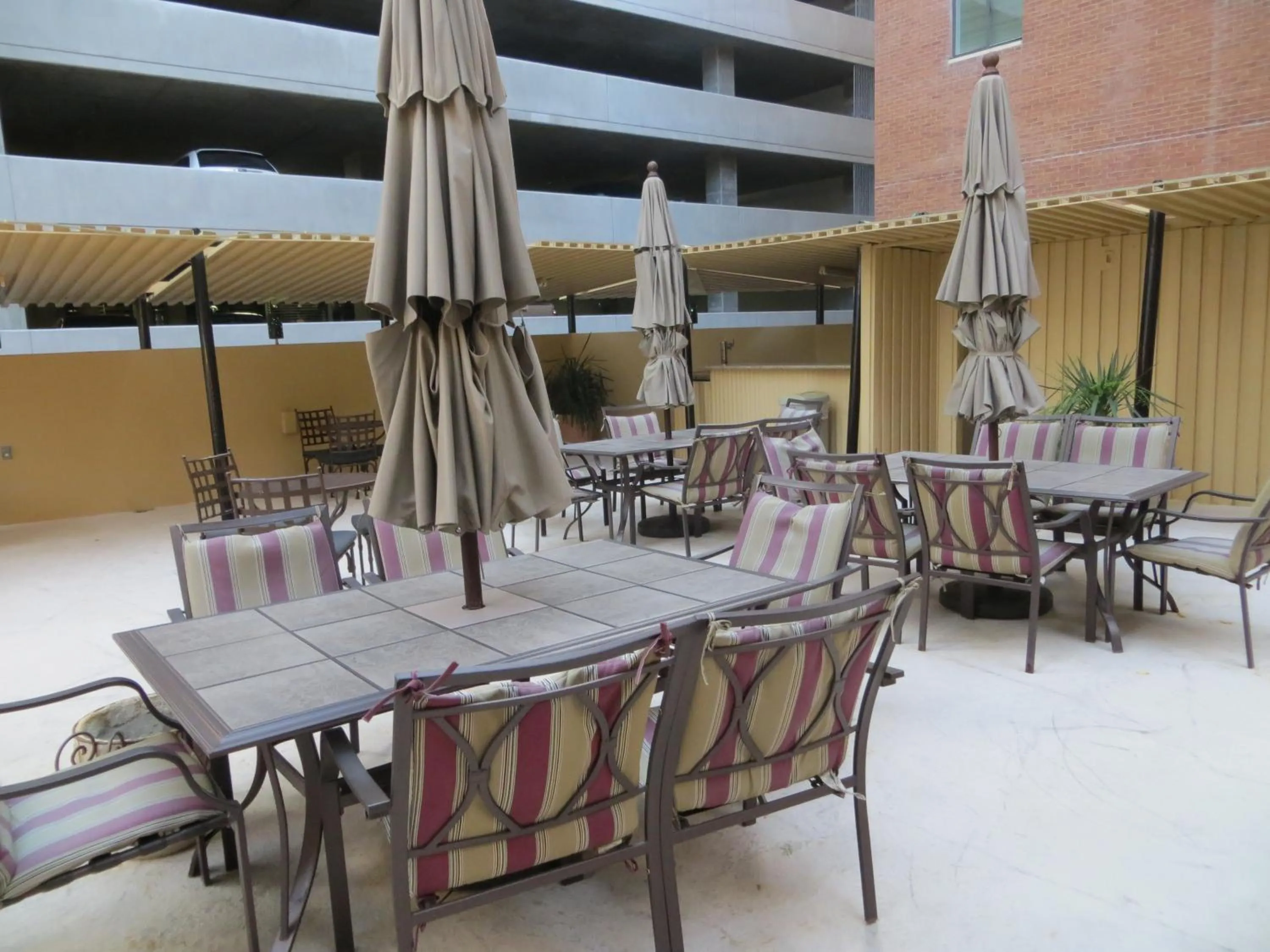 Patio in Hotel San Carlos