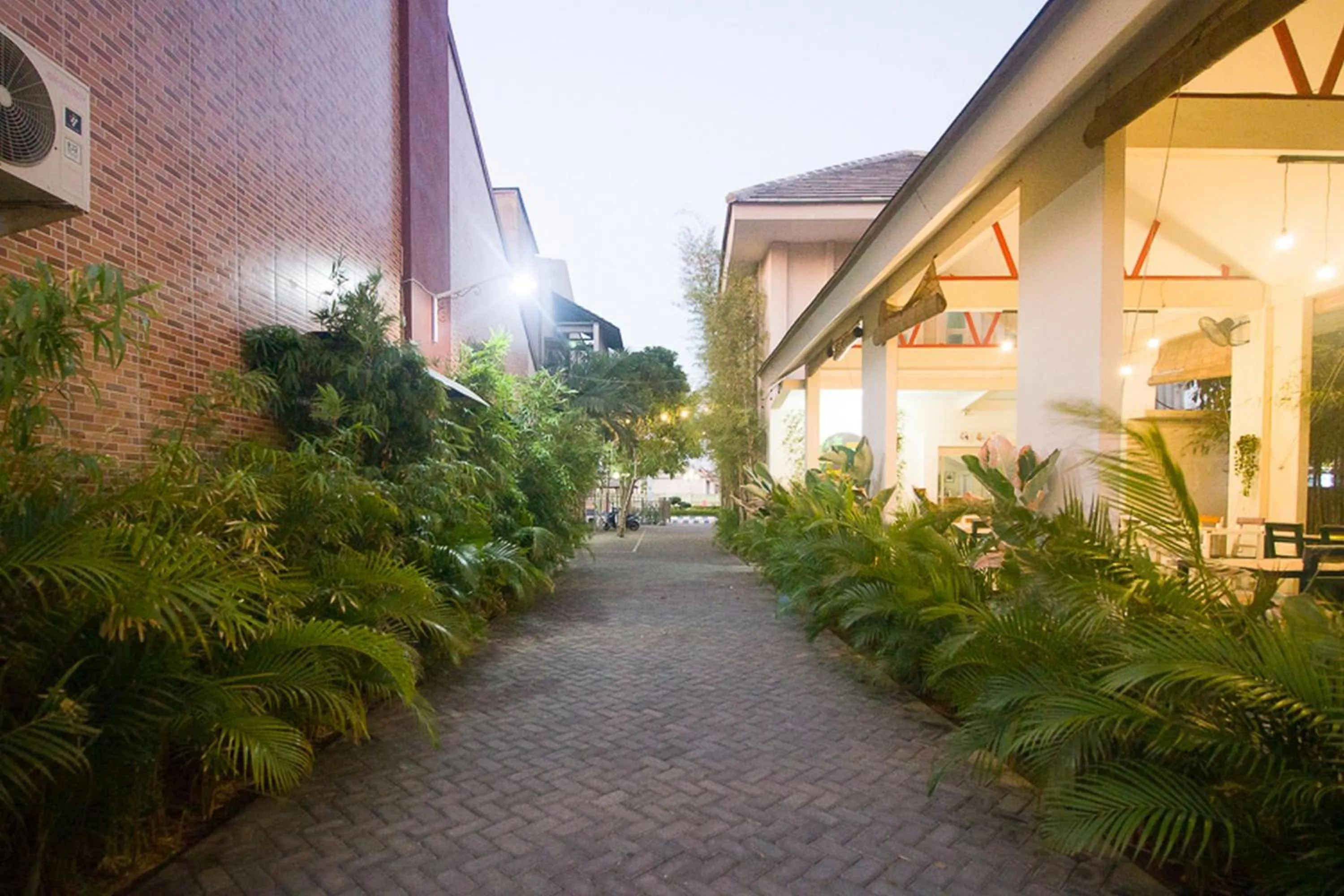 Facade/entrance in RedDoorz Plus Syariah near Alun Alun Sampang