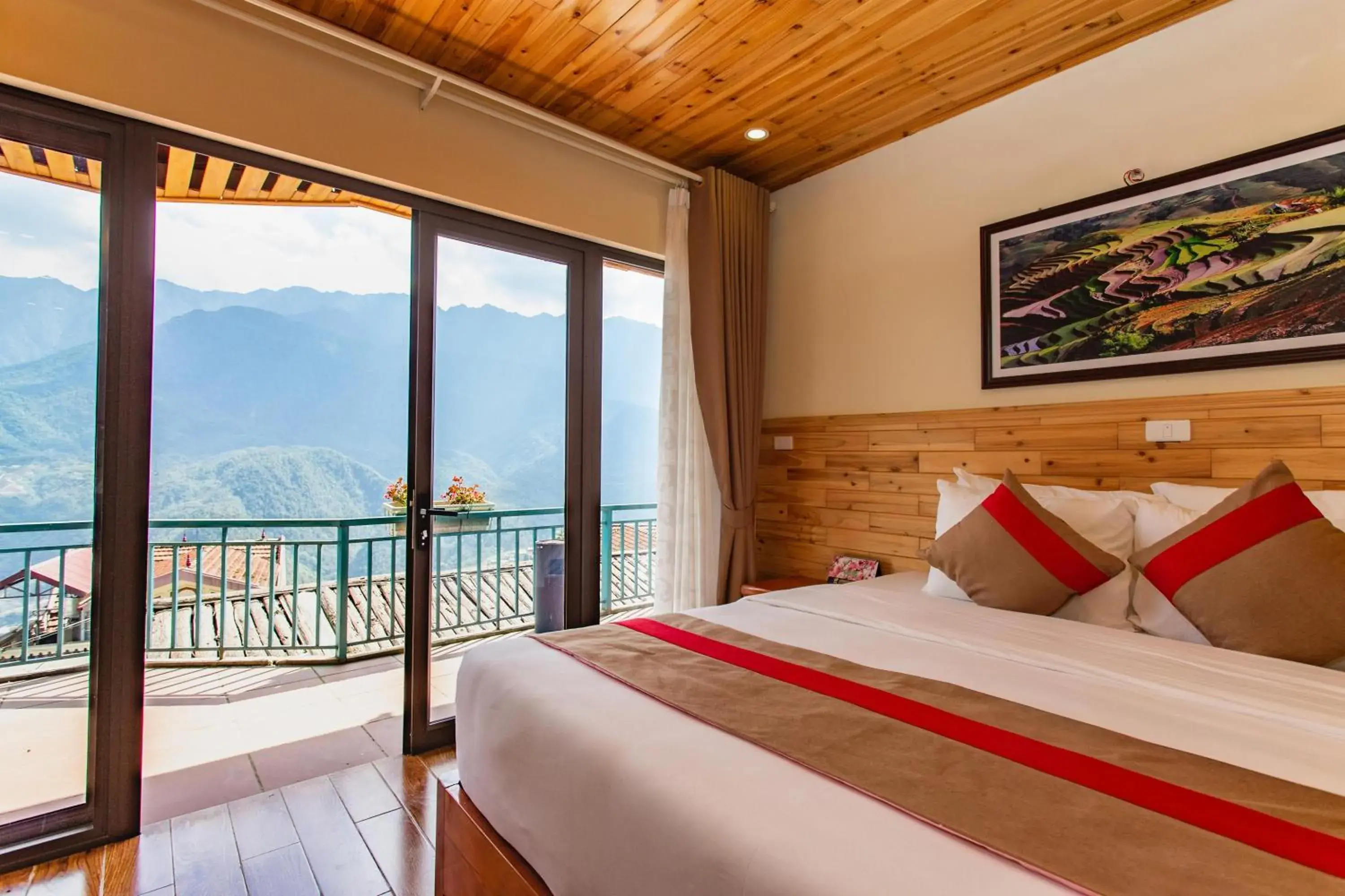 Mountain view, Bed in SaPa Retreat Condotel Mountain view, Bed in SaPa Retreat Condotel