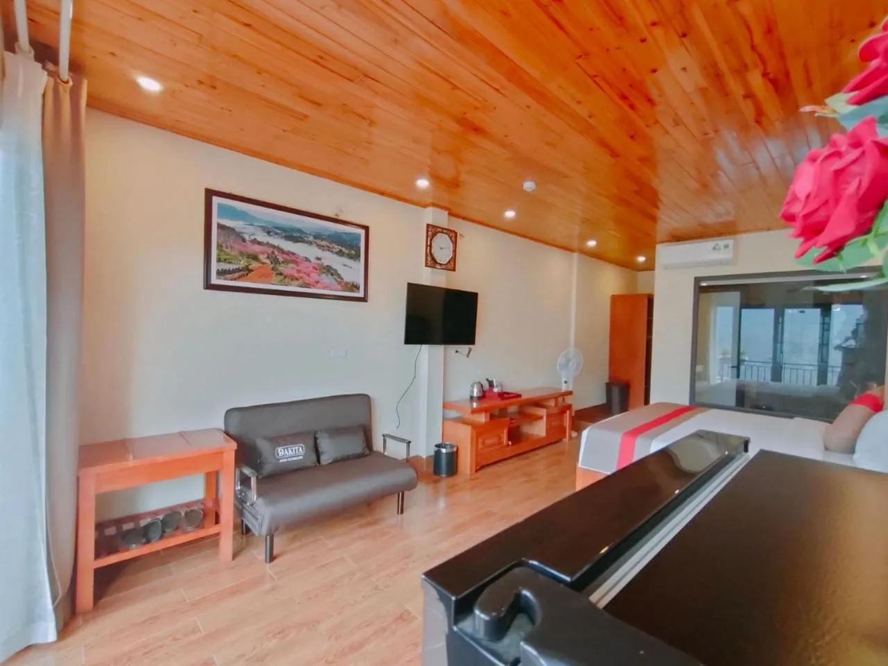 Seating area in SaPa Retreat Condotel