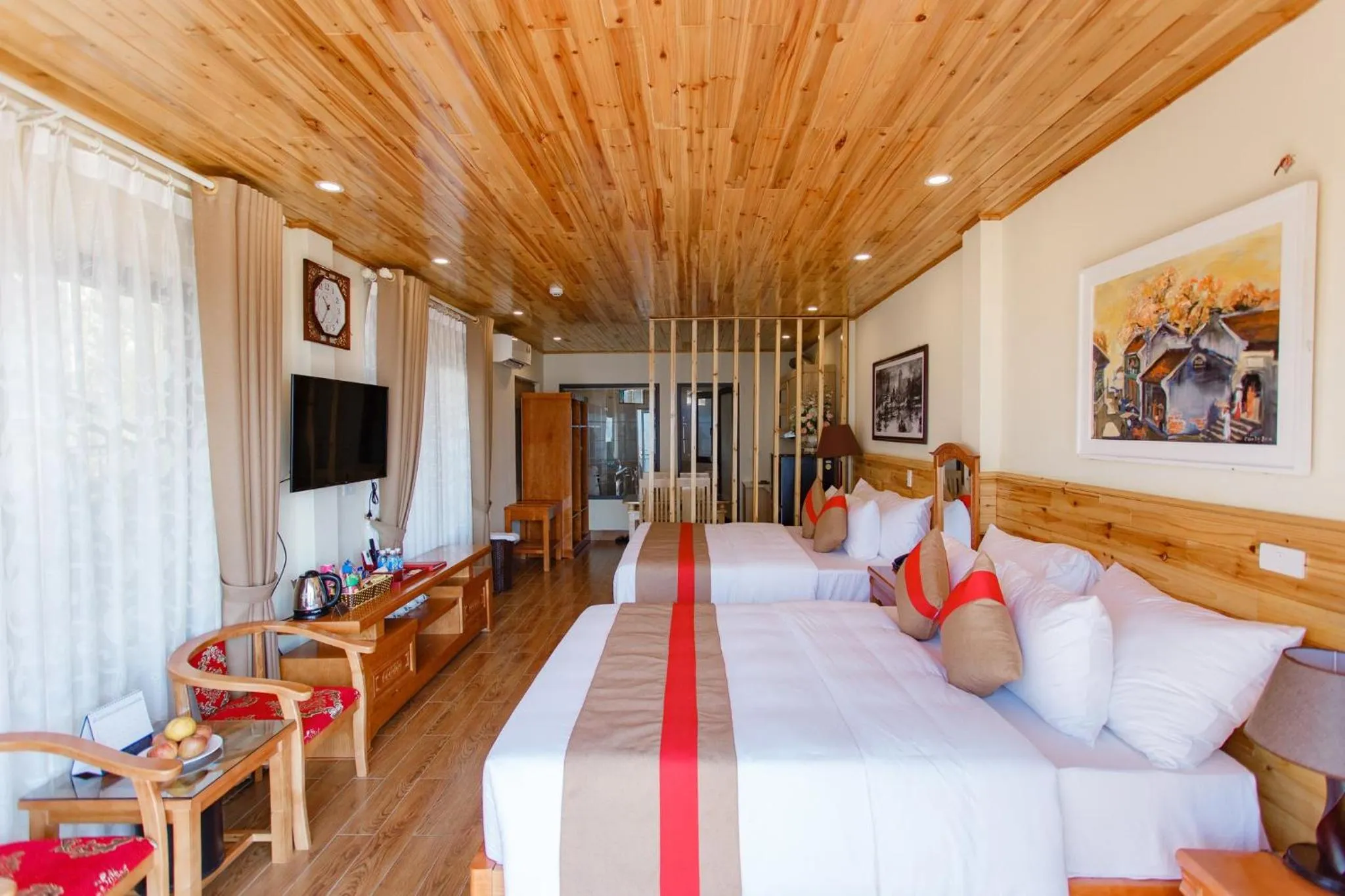 Living room in SaPa Retreat Condotel