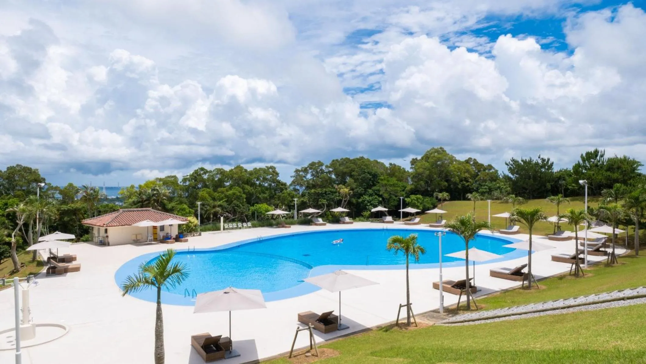 Swimming pool in ANA Crowne Plaza Resort Okinawa Uruma Hills By IHG