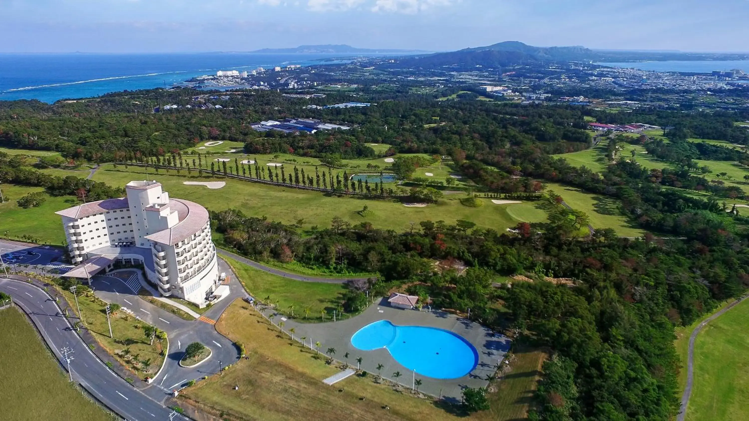 Bird's eye view in ANA Crowne Plaza Resort Okinawa Uruma Hills By IHG Bird's eye view in ANA Crowne Plaza Resort Okinawa Uruma Hills By IHG