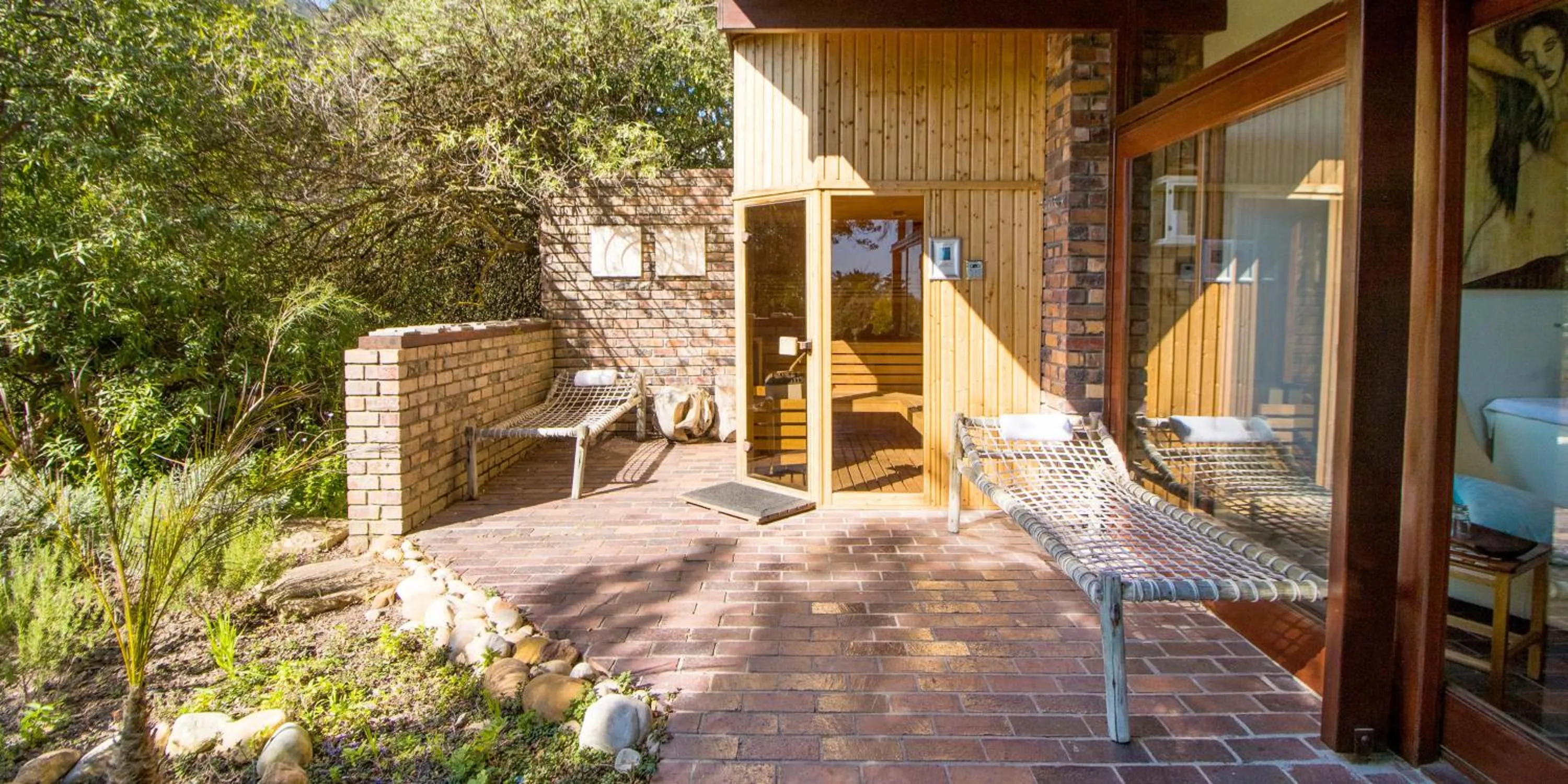 Sauna in Camps Bay Forest Pods
