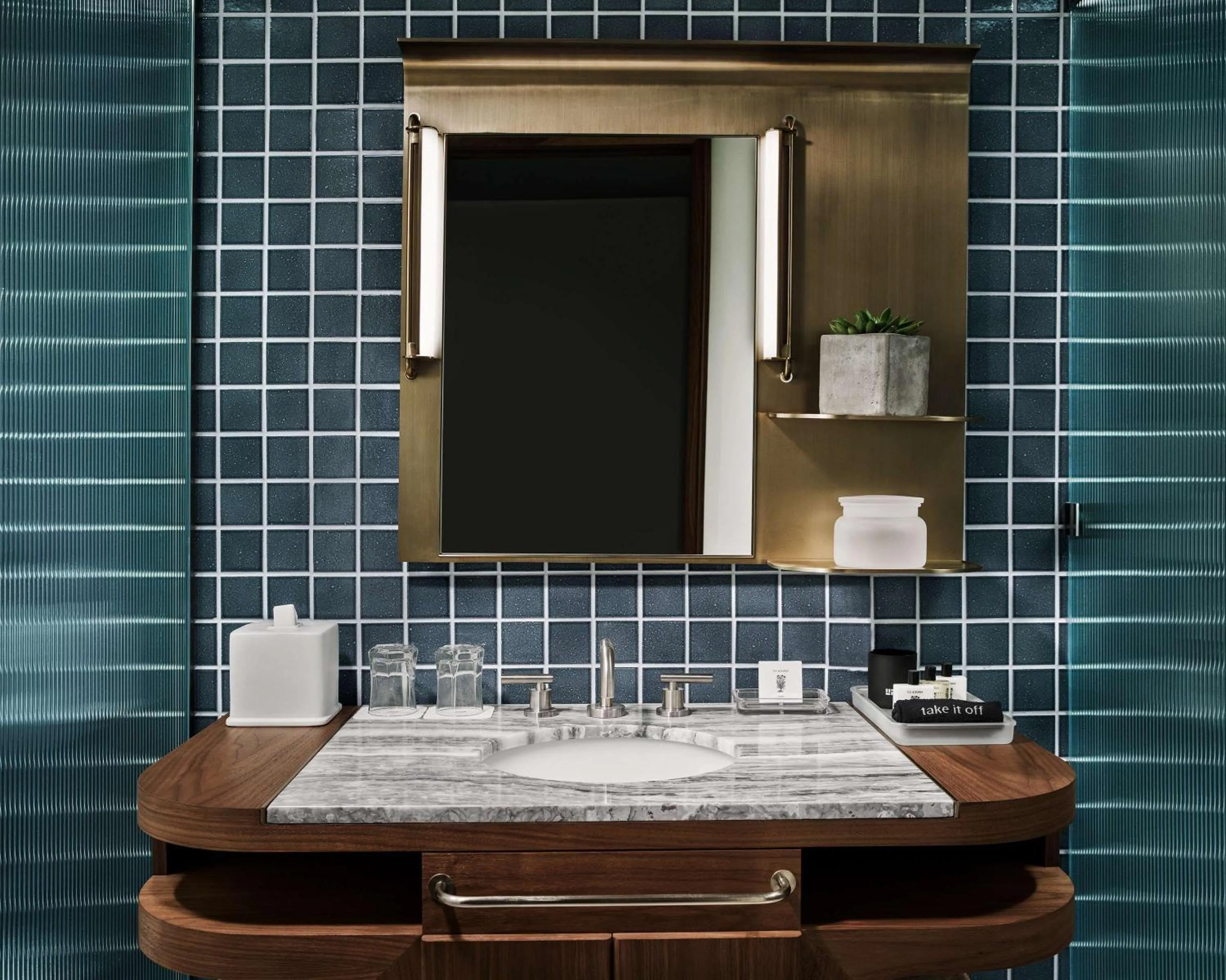 Bathroom in Thompson Washington DC, by Hyatt