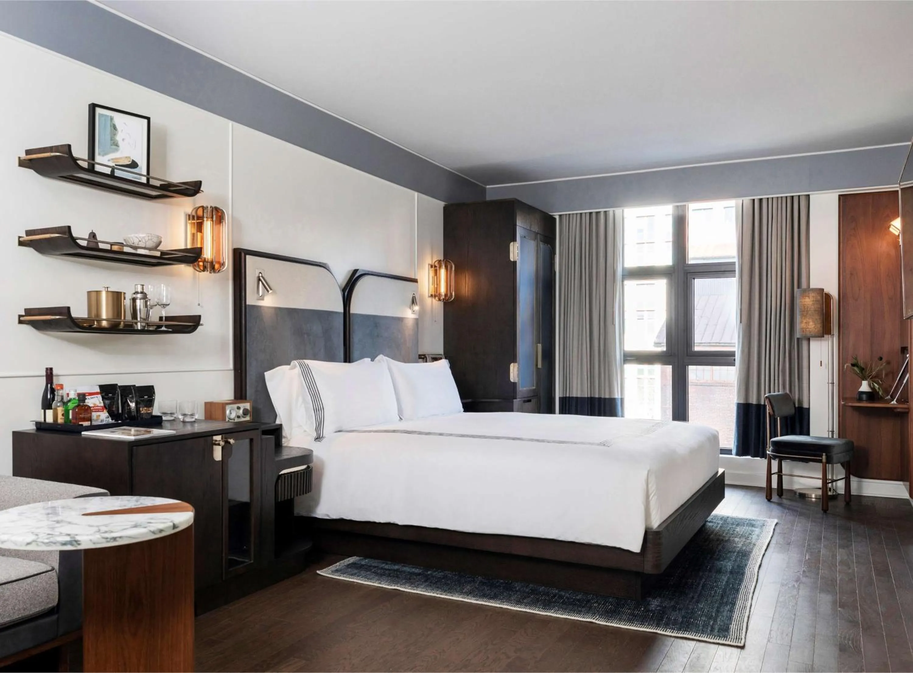 Photo of the whole room, Bed in Thompson Washington DC, by Hyatt