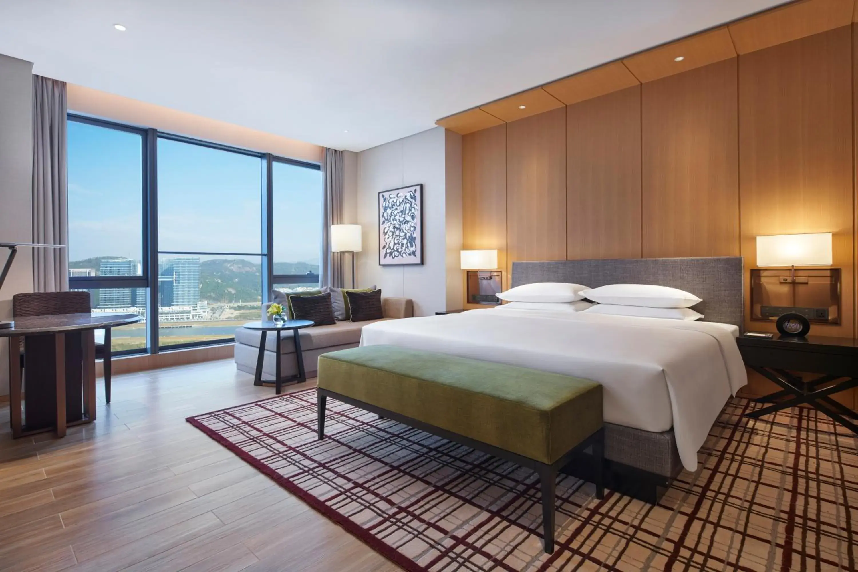 Bedroom, Bed in Hyatt Regency Hengqin-Free shuttle bus to Chimelong Ocean Kingdom & Hengqin Port Bedroom, Bed in Hyatt Regency Hengqin-Free shuttle bus to Chimelong Ocean Kingdom & Hengqin Port