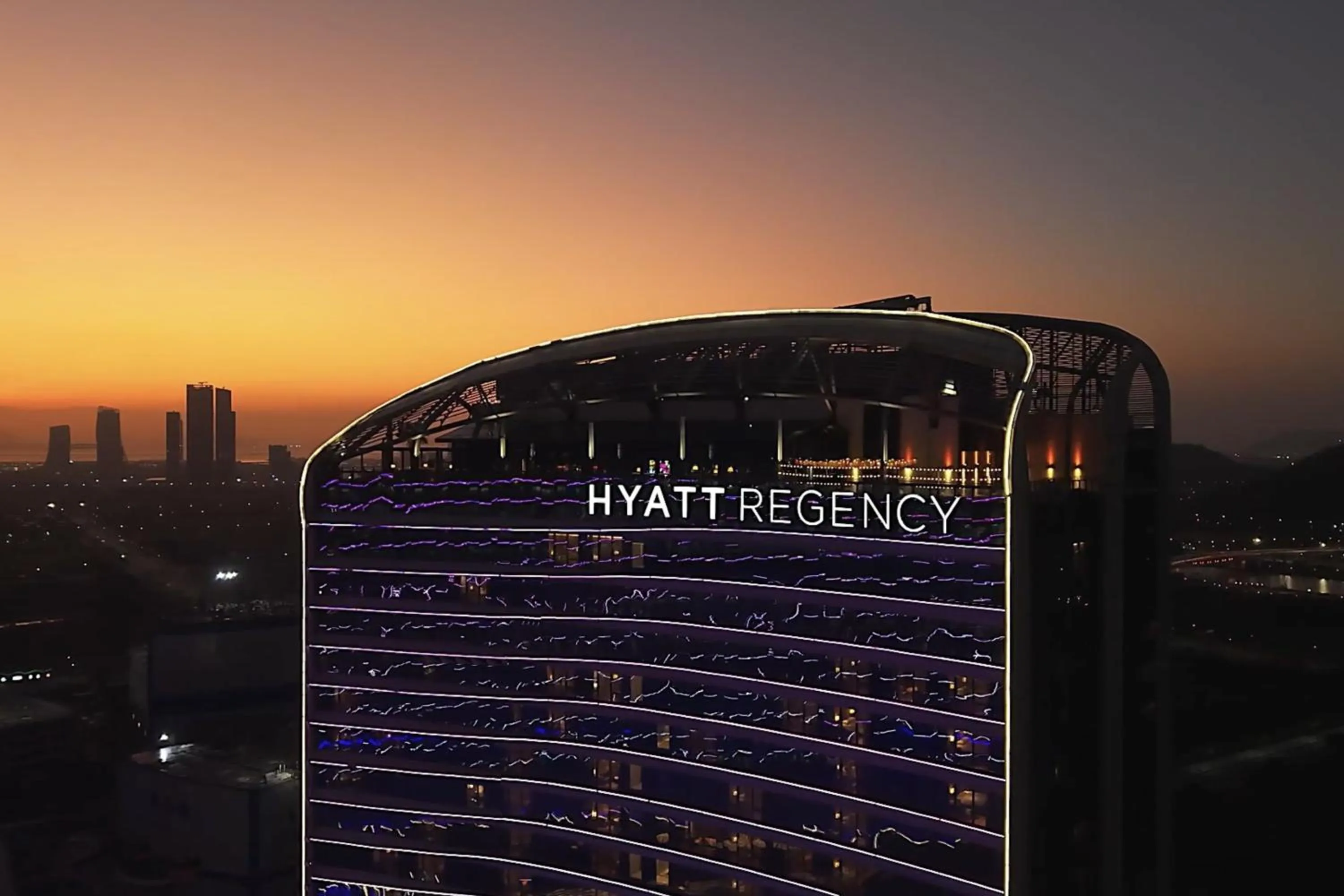 Sunset in Hyatt Regency Hengqin
