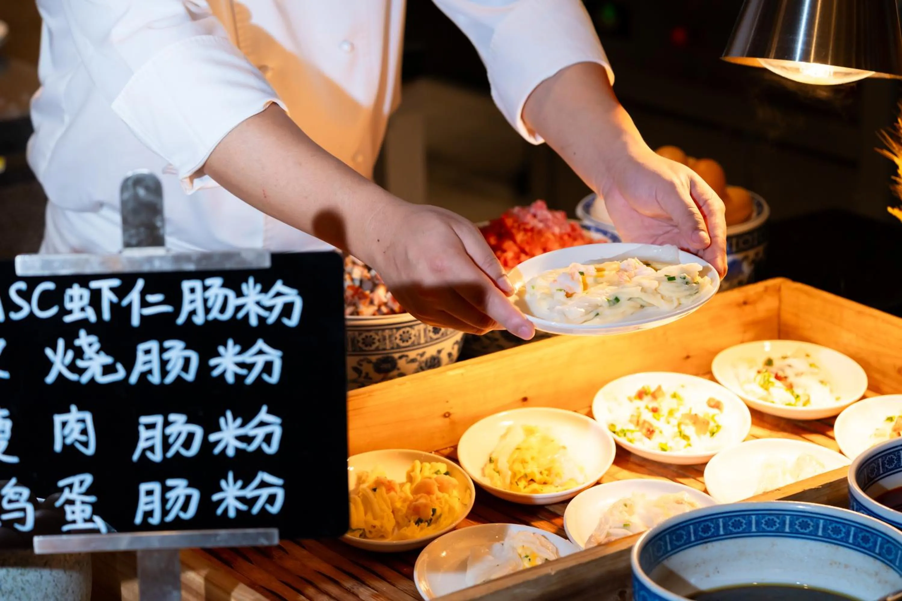 Buffet breakfast in Hyatt Regency Hengqin