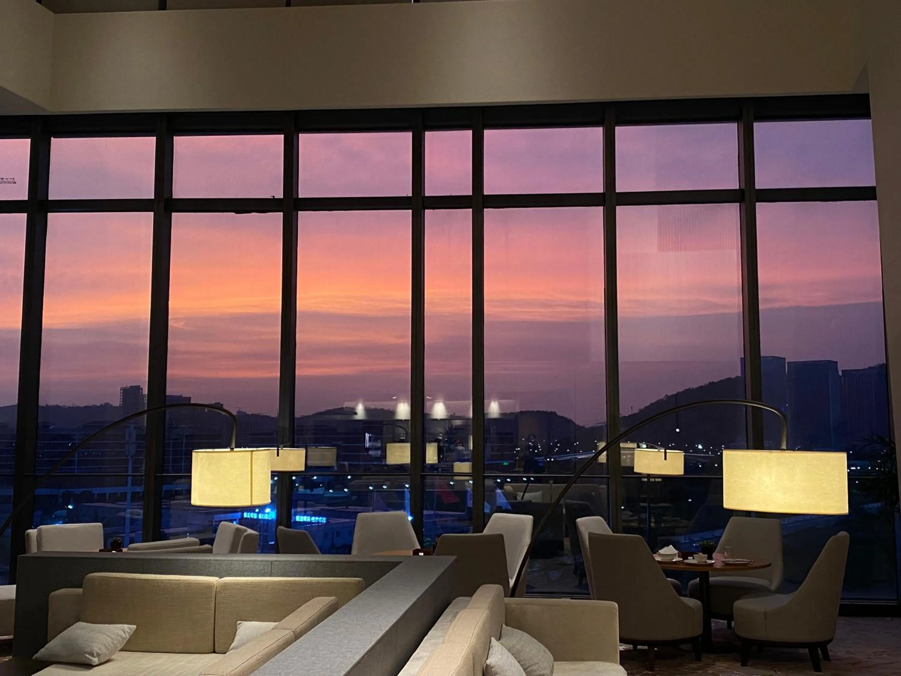 Sunset in Hyatt Regency Hengqin