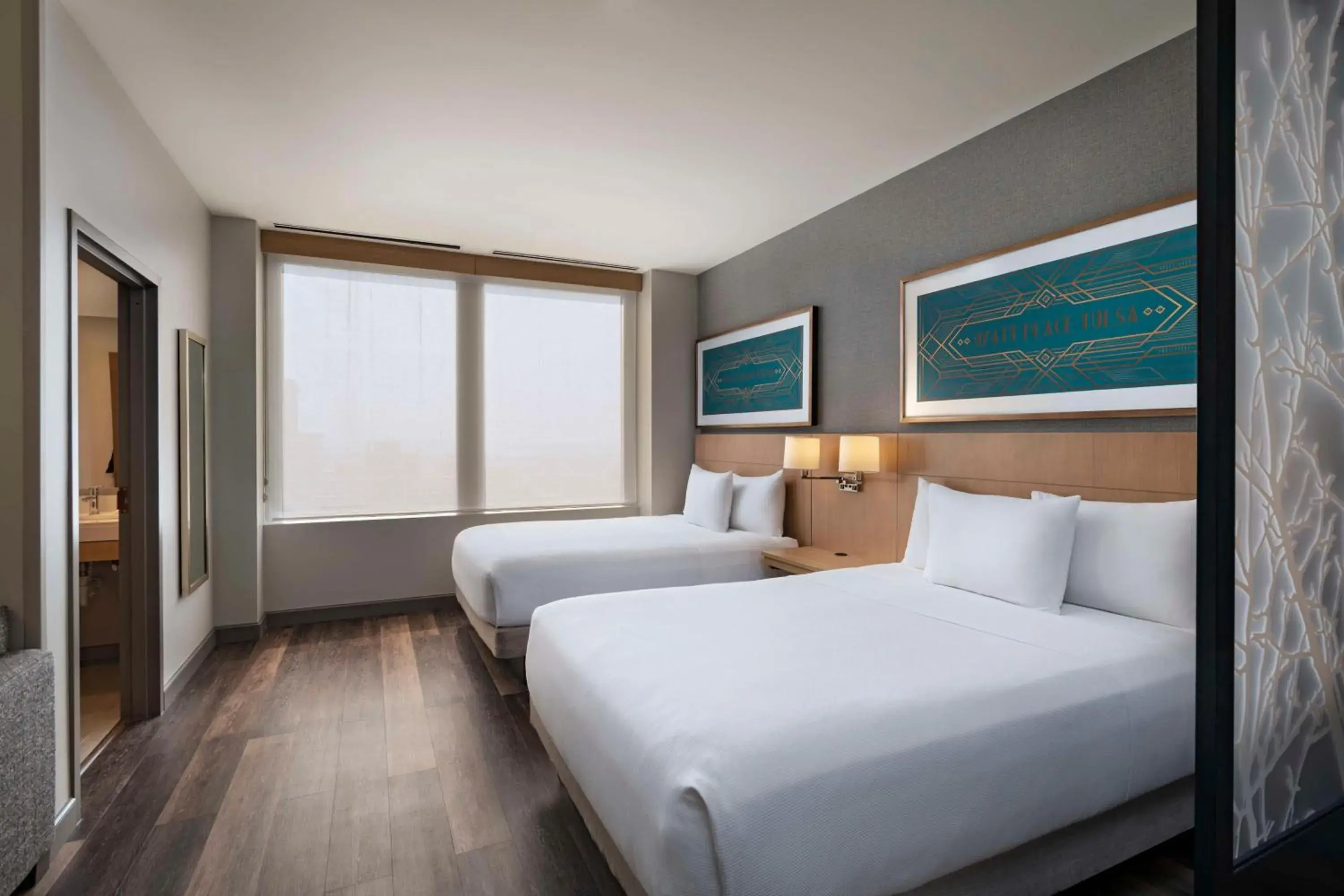 Queen Room with Two Queen Beds and Sofa Bed - High Floor in Hyatt Place Tulsa/Downtown Queen Room with Two Queen Beds and Sofa Bed - High Floor in Hyatt Place Tulsa/Downtown