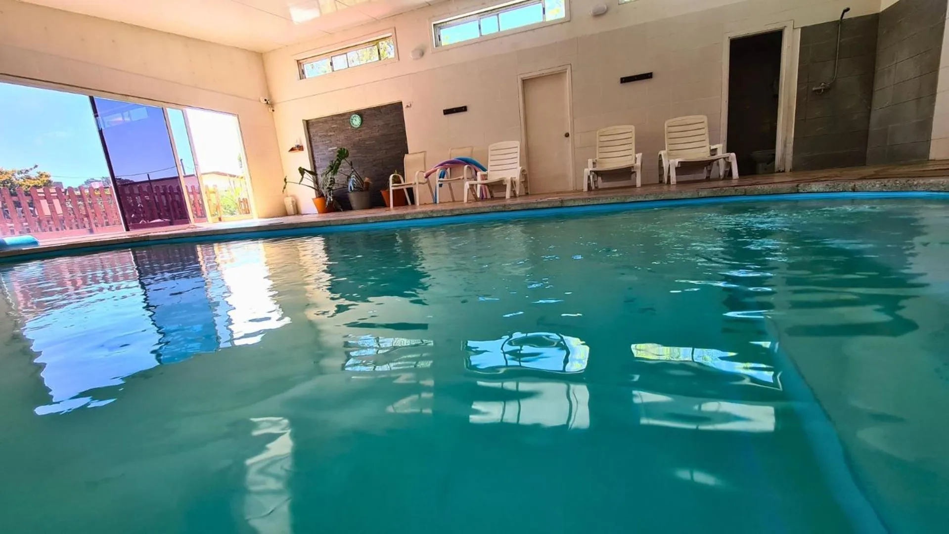 Swimming pool in Complejo Cabañas Piriápolis