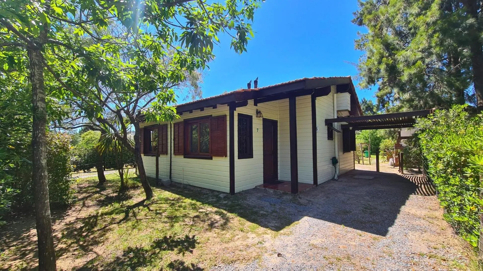 Garden in Complejo Cabañas Piriápolis