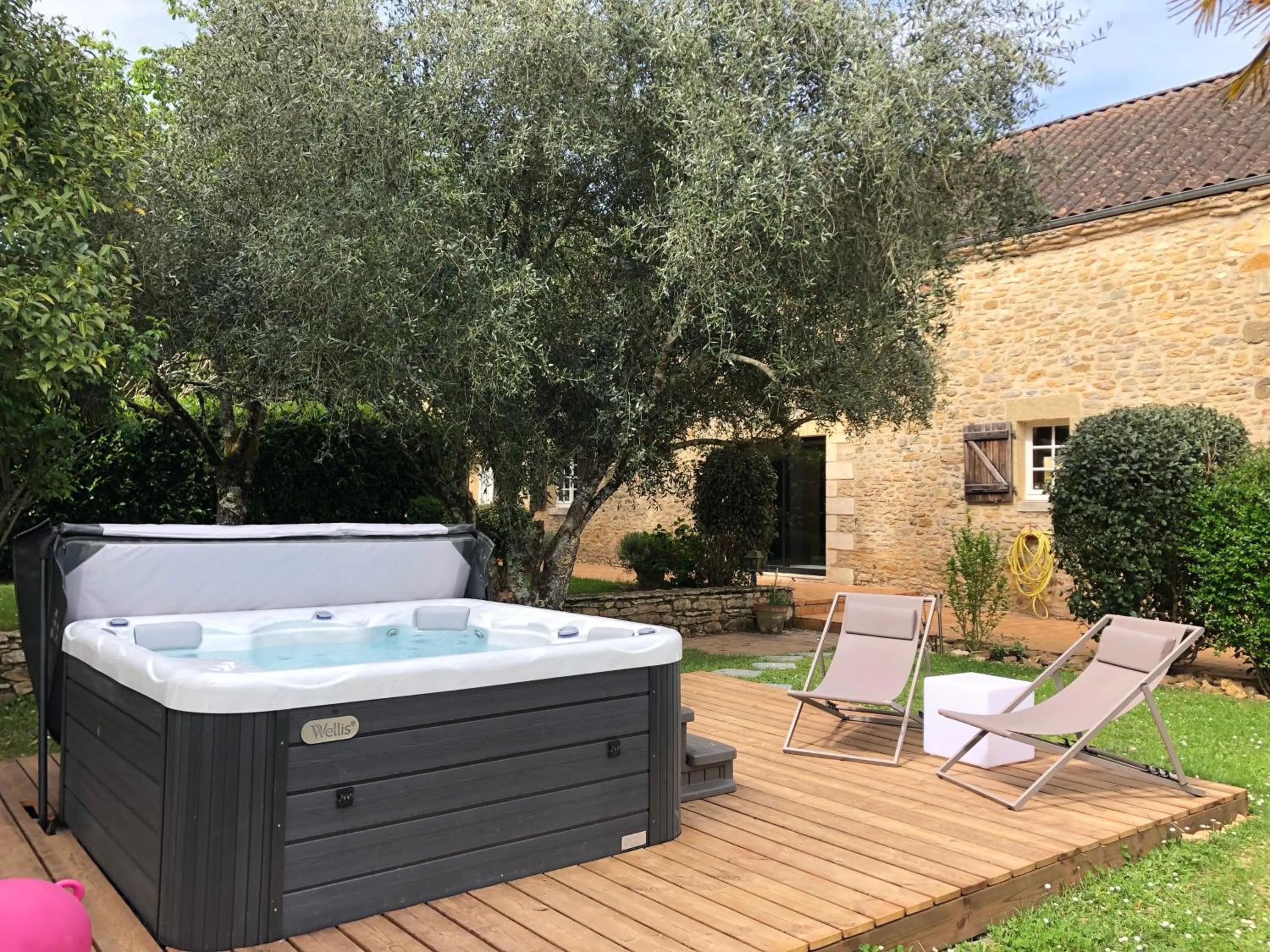 Spa and wellness centre/facilities in Le domaine Aubazen