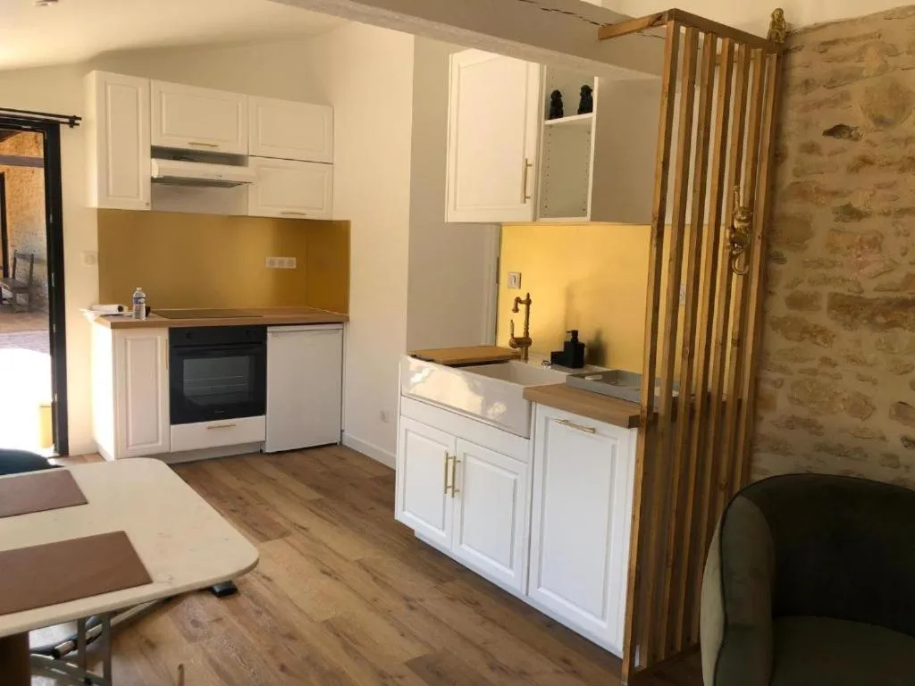 Kitchen or kitchenette in Le domaine Aubazen