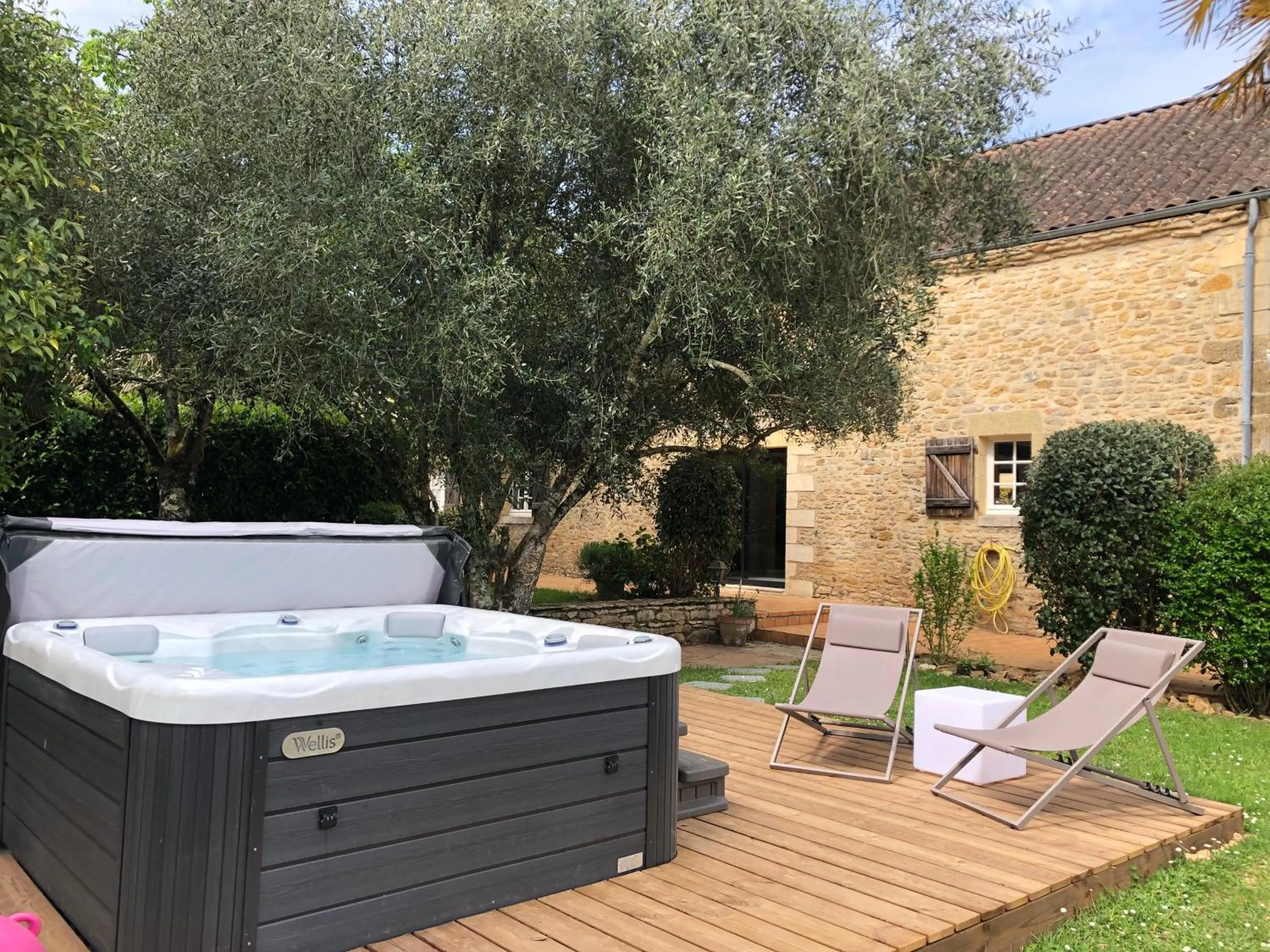 Spa and wellness centre/facilities in Le domaine Aubazen