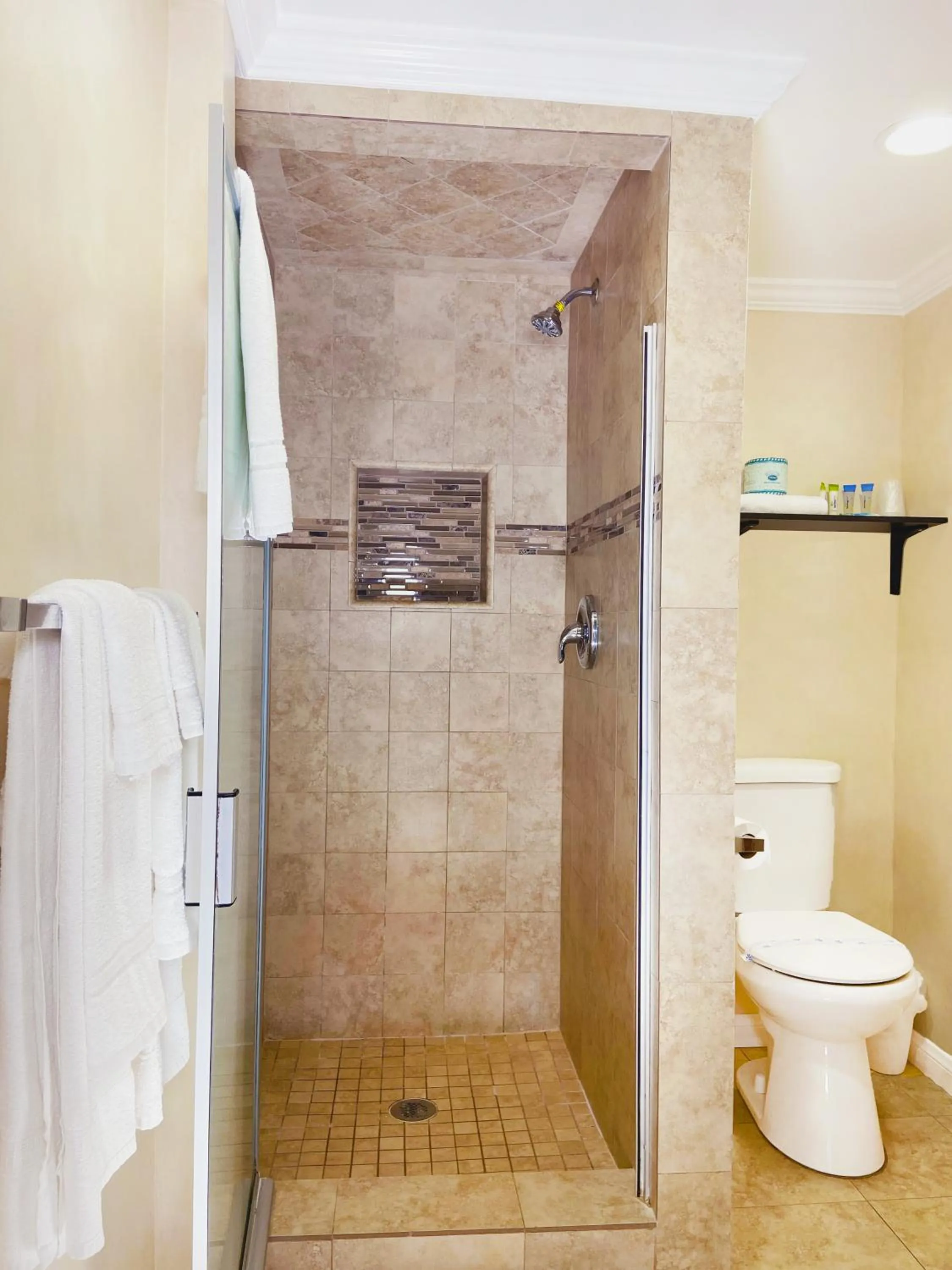 Shower in Nite Inn at Universal City - Walking Distance to Universal Studios Hollywood