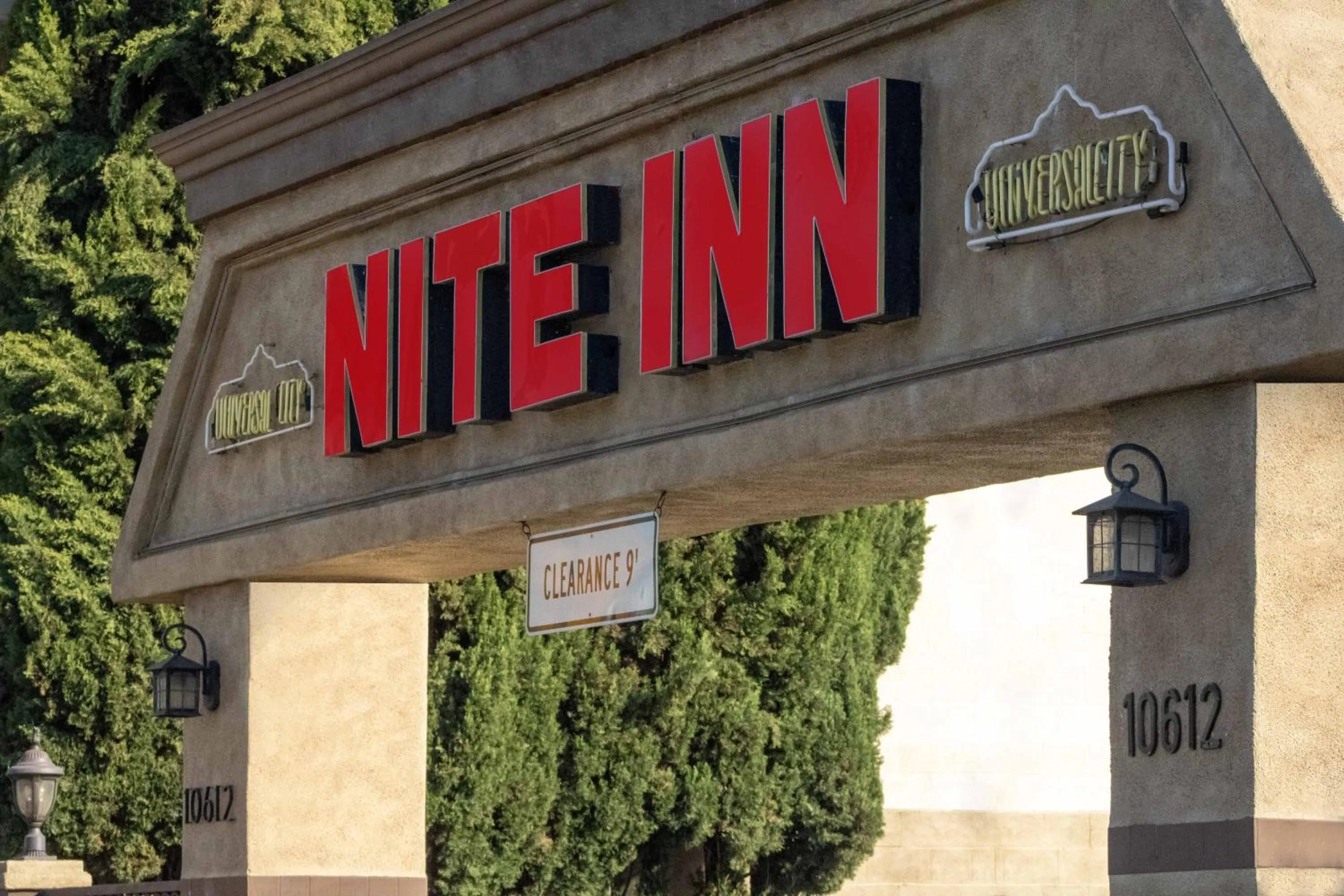 Property logo or sign in Nite Inn at Universal City - Walking Distance to Universal Studios Hollywood