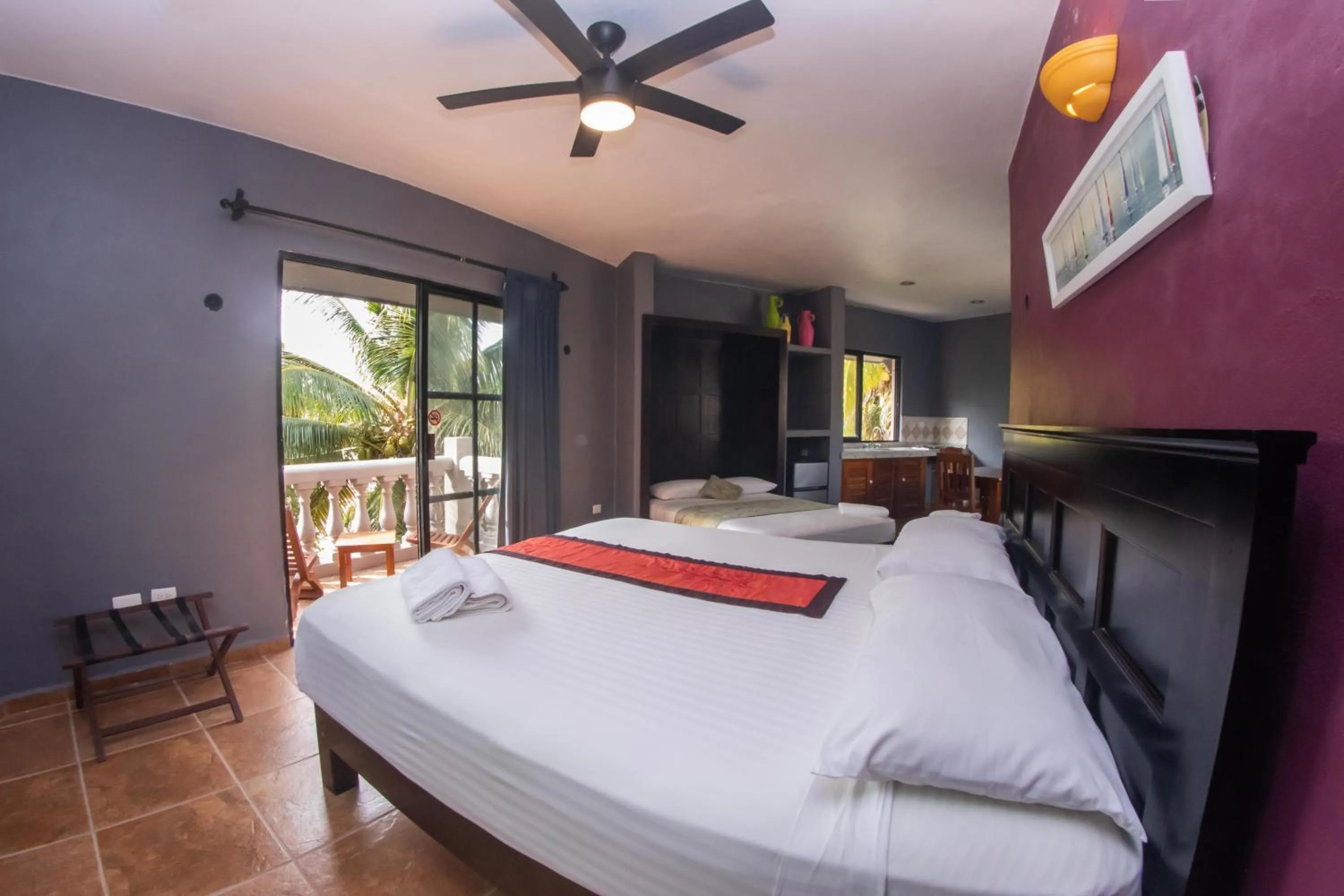 TV and multimedia, Bed in Margarita del Sol Hotel Costa Maya