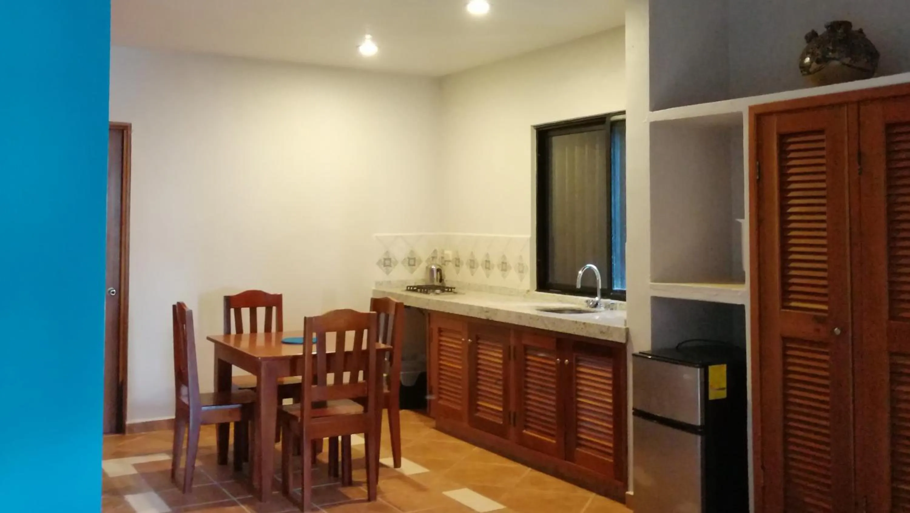 Kitchen or kitchenette in Margarita del Sol Hotel Costa Maya