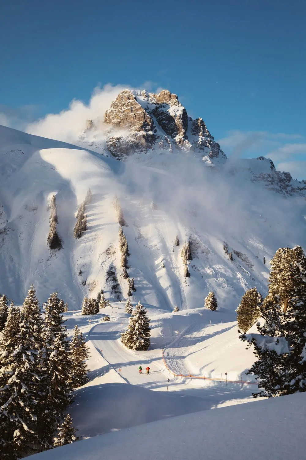 Natural landscape in Warth52-W52 Apartments