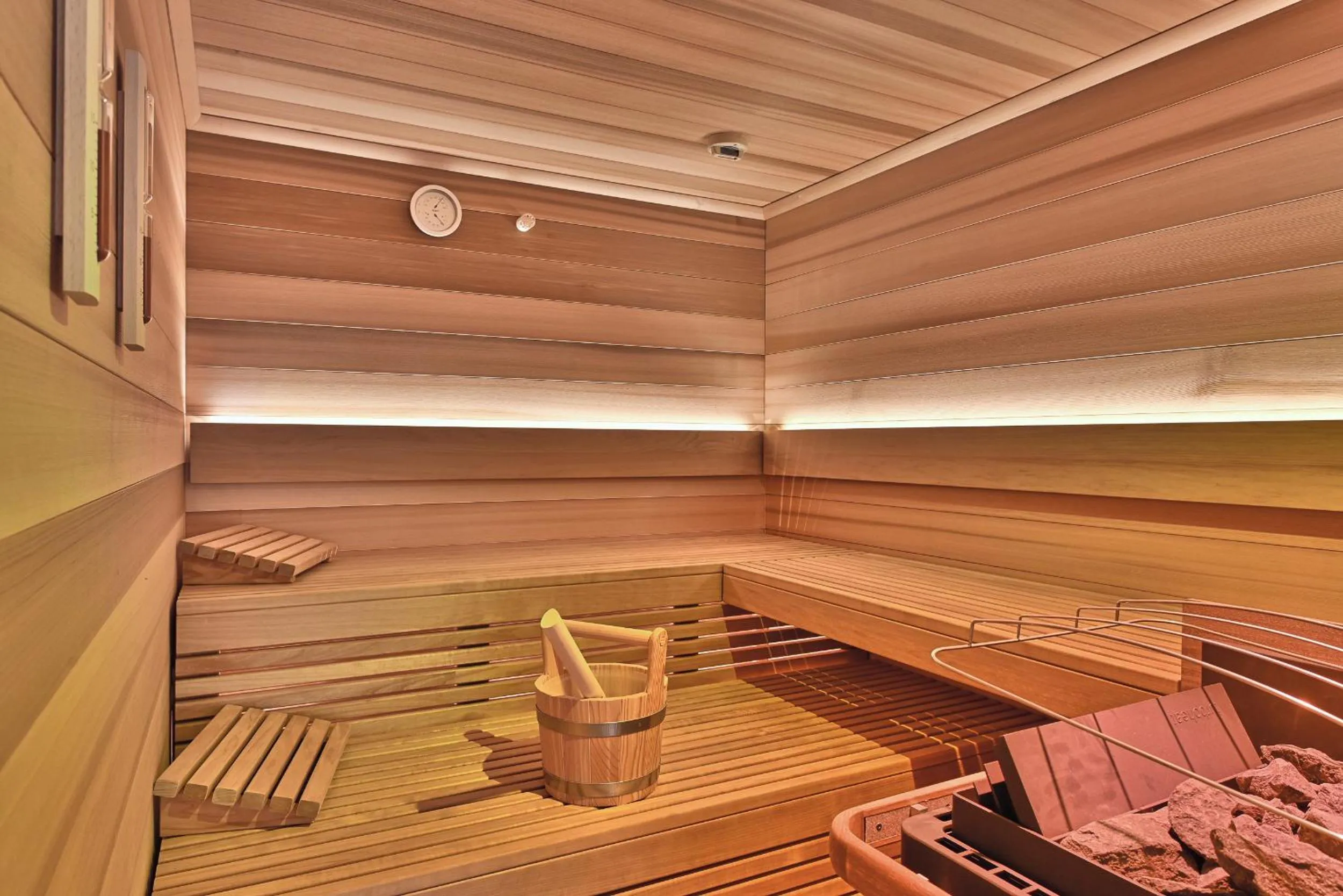 Sauna in Warth52-W52 Apartments