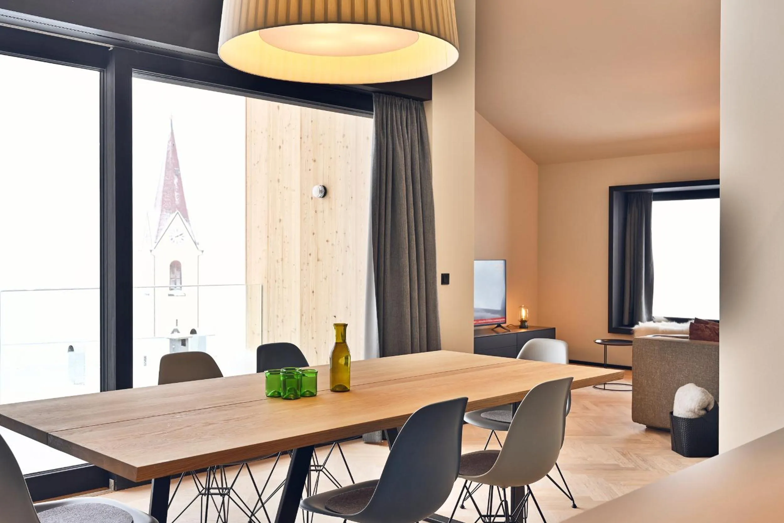 Dining area in Warth52-W52 Apartments