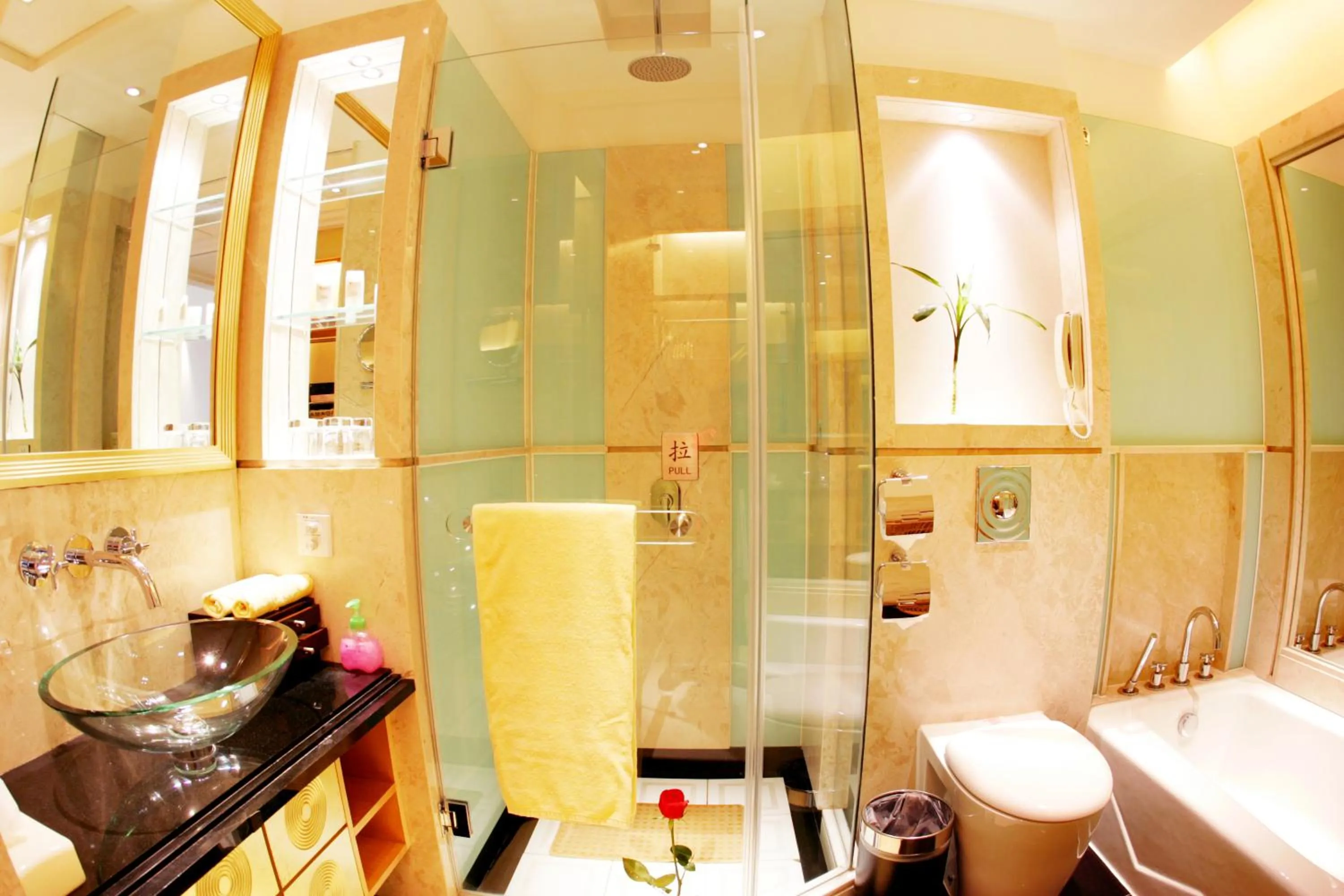 Toilet in Ramada Plaza By Wyndham Taian