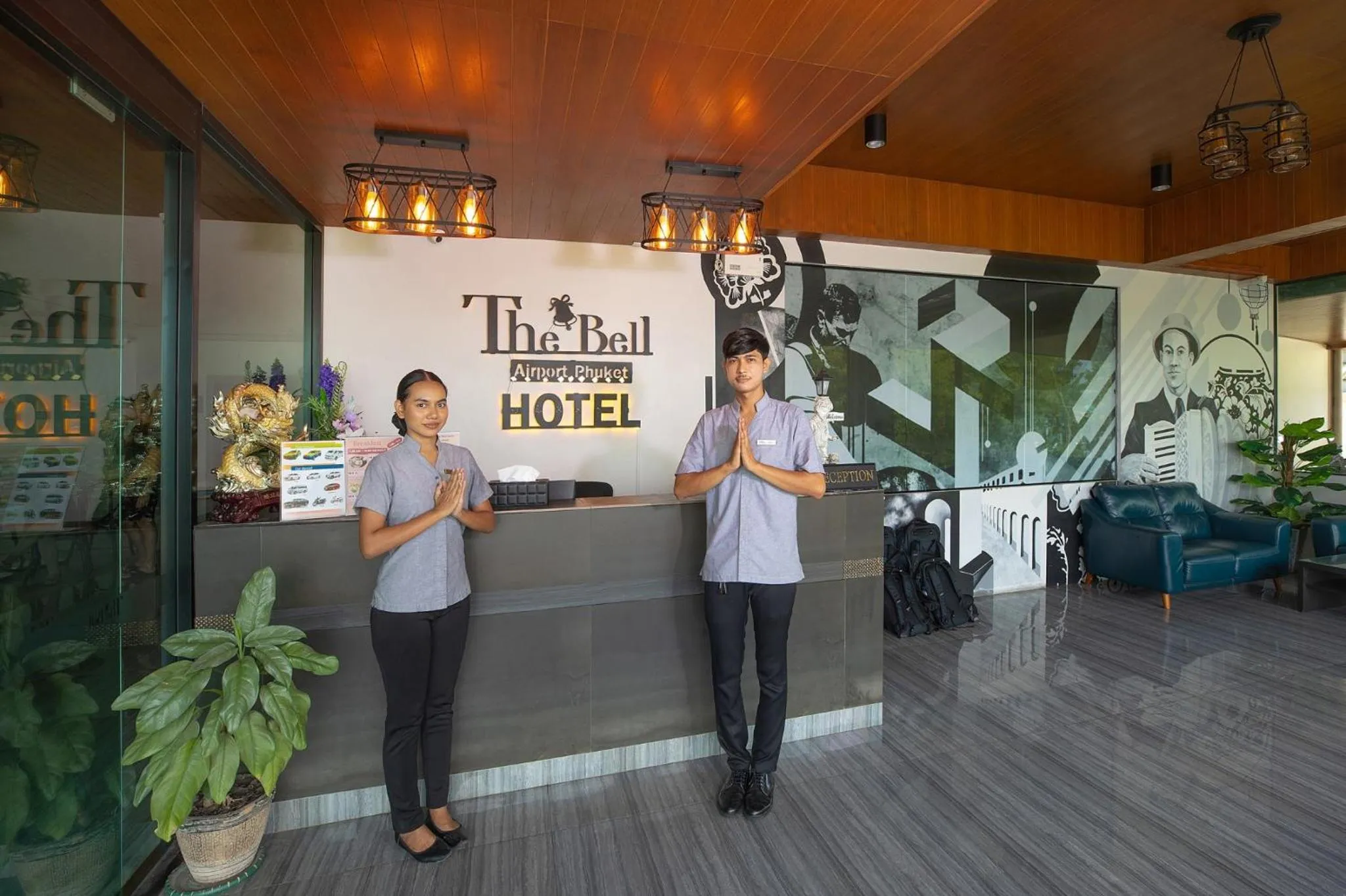 Lobby or reception in The Bell Airport Phuket Hotel - SHA Extra Plus