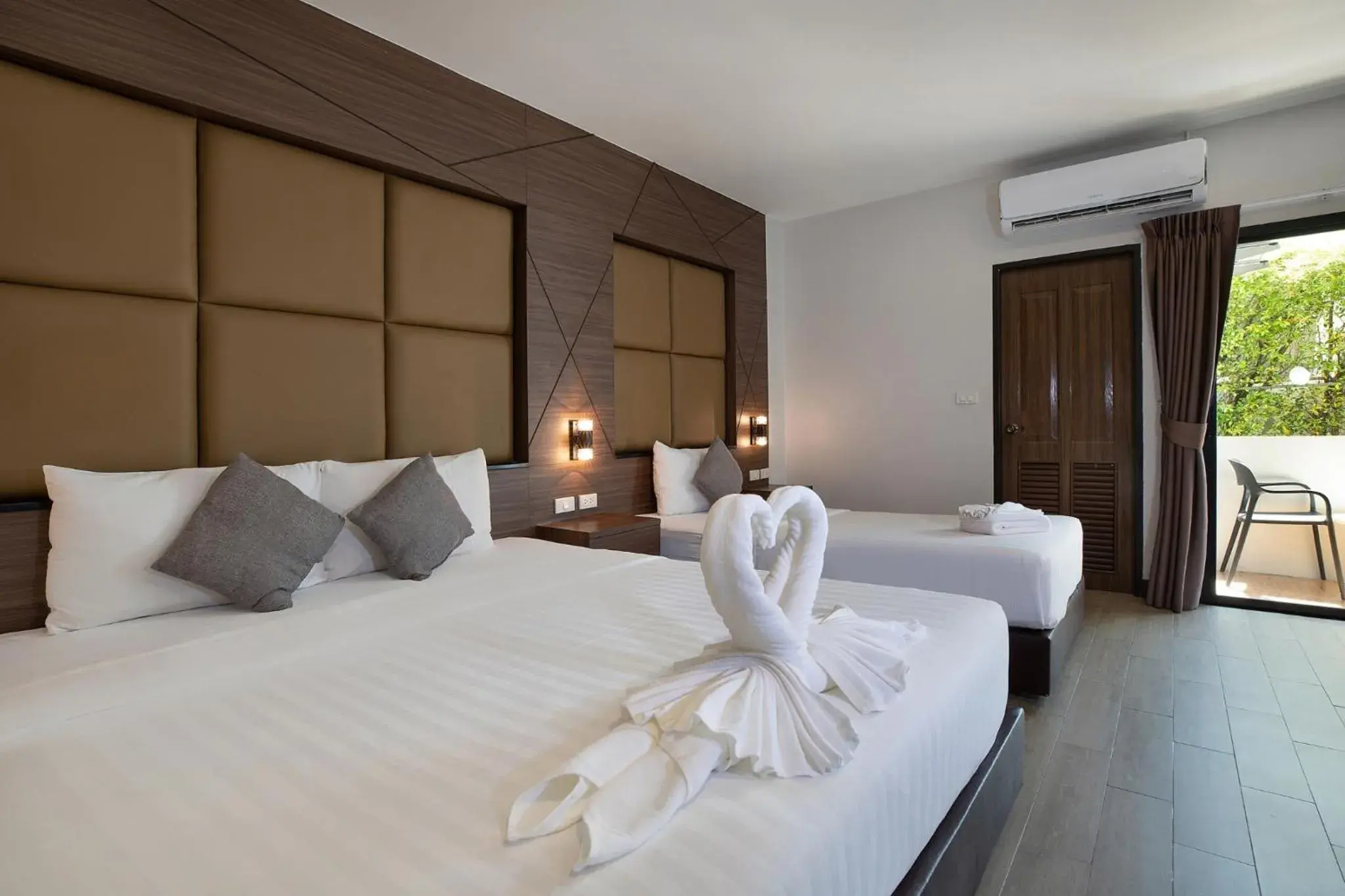 Deluxe Triple Room in The Bell Airport Phuket Hotel - SHA Extra Plus Deluxe Triple Room in The Bell Airport Phuket Hotel - SHA Extra Plus