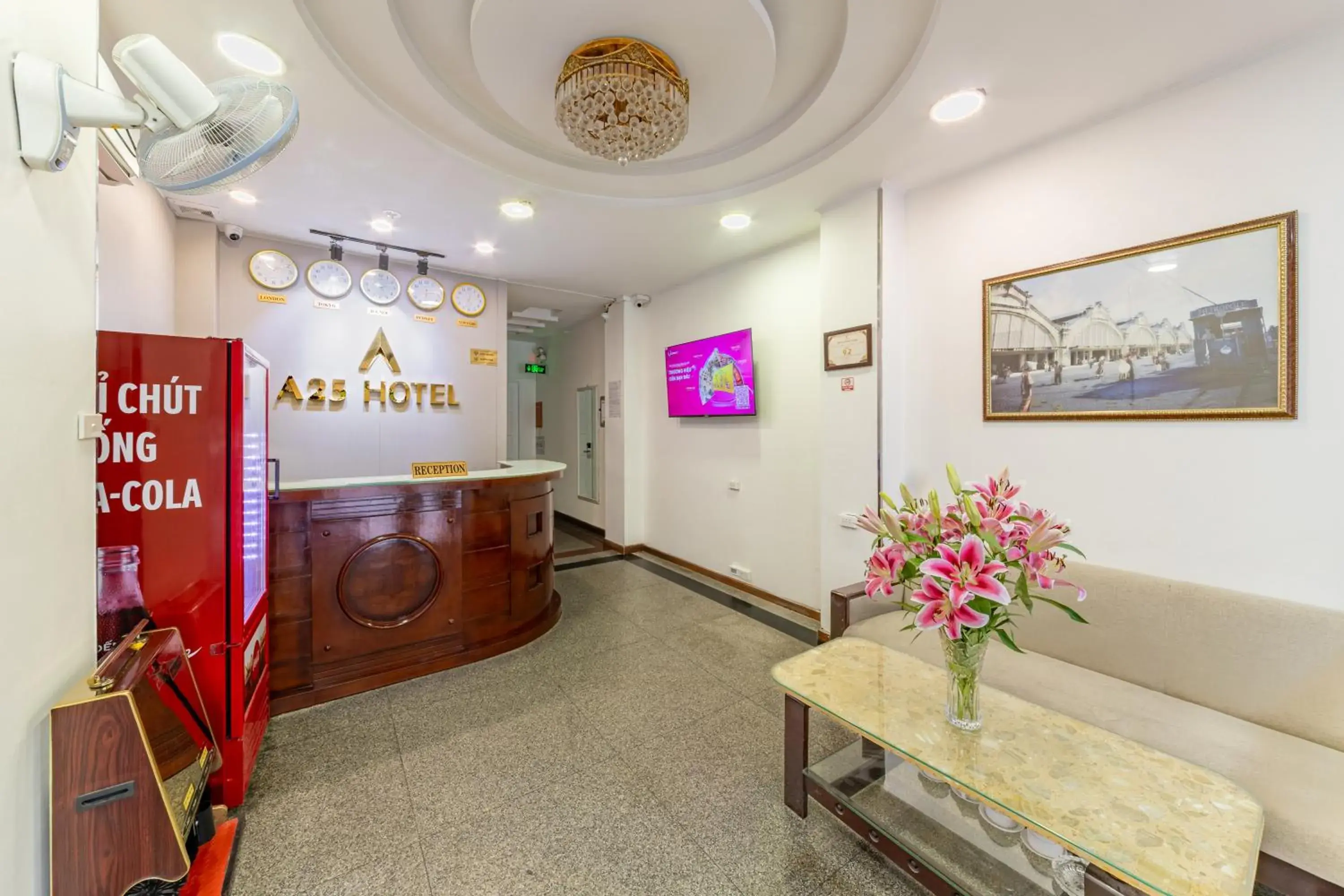 Lobby or reception in A25 Hotel - 22 Nguyễn Cư Trinh Lobby or reception in A25 Hotel - 22 Nguyễn Cư Trinh