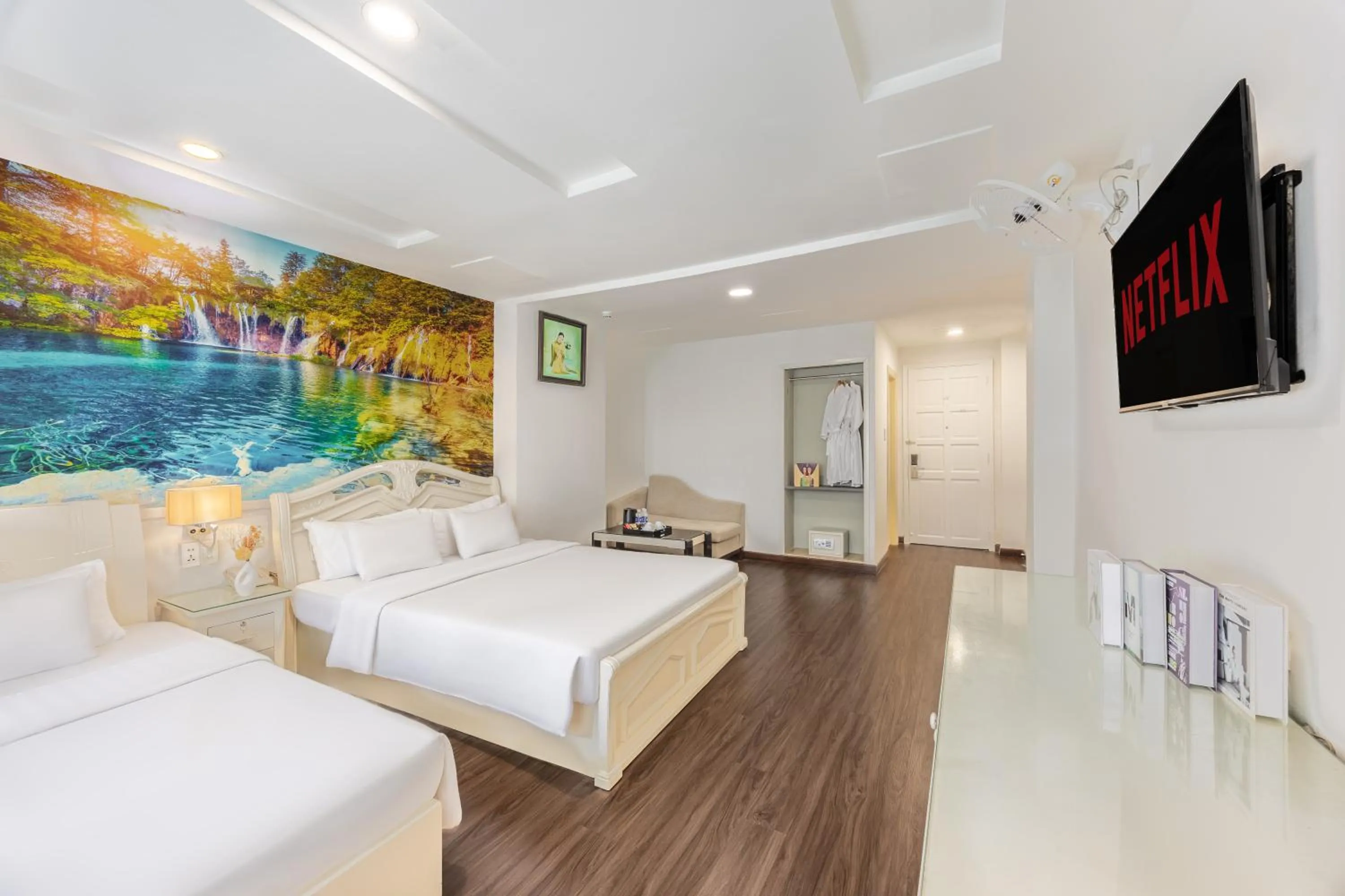 Bed in A25 Hotel - 22 Nguyễn Cư Trinh