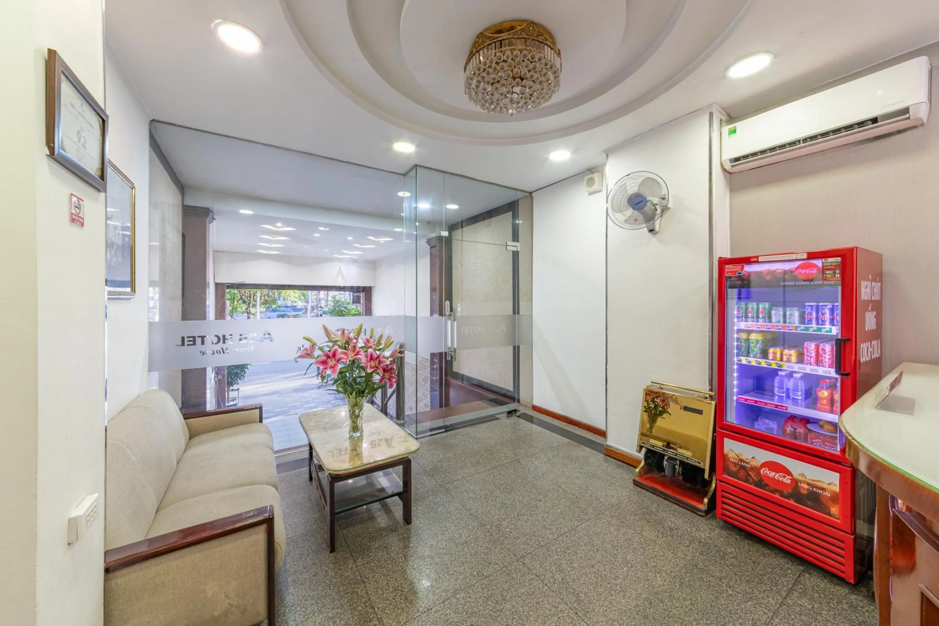 air conditioner in A25 Hotel - 22 Nguyễn Cư Trinh