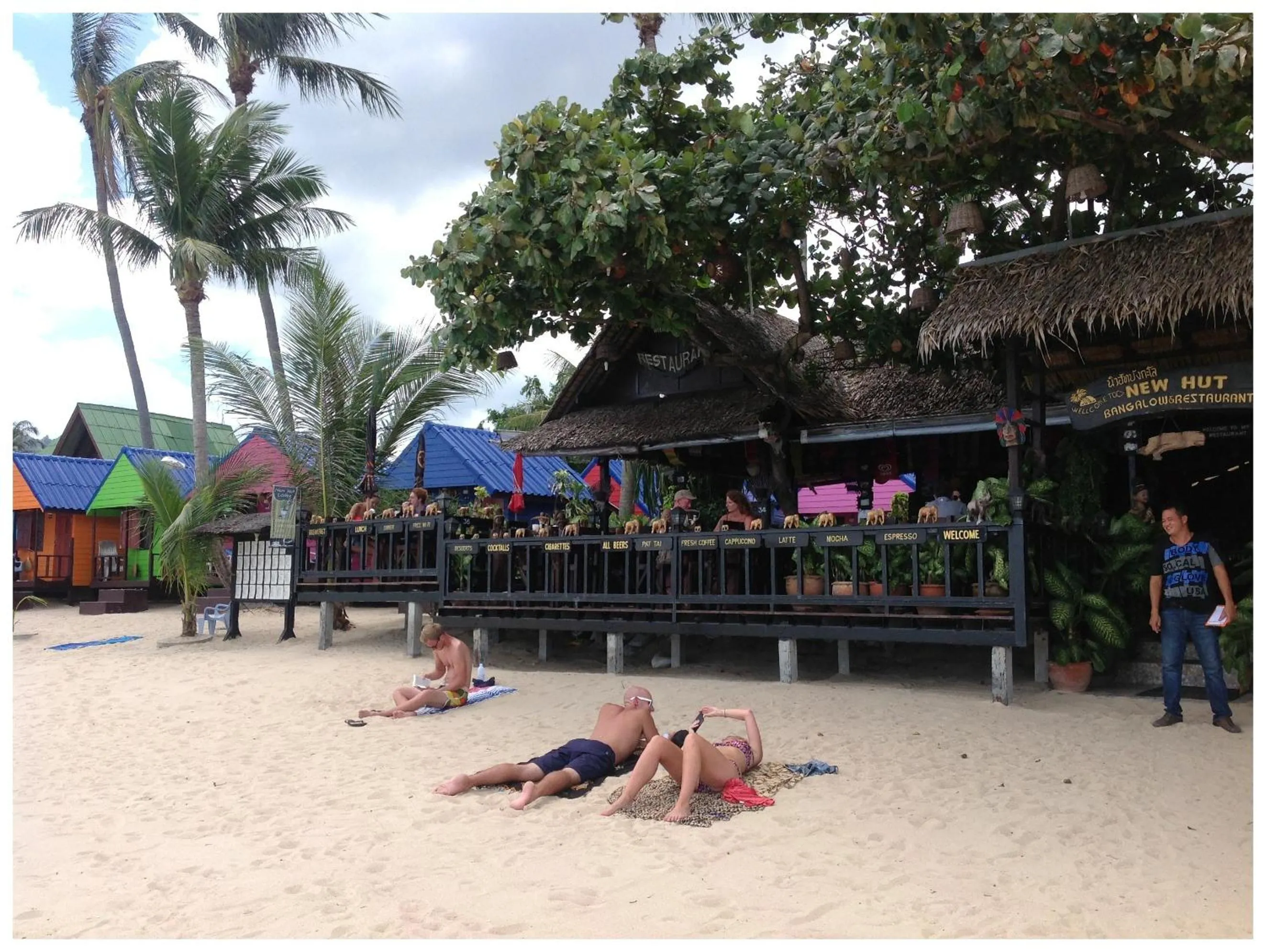Beach in New Hut Bungalow