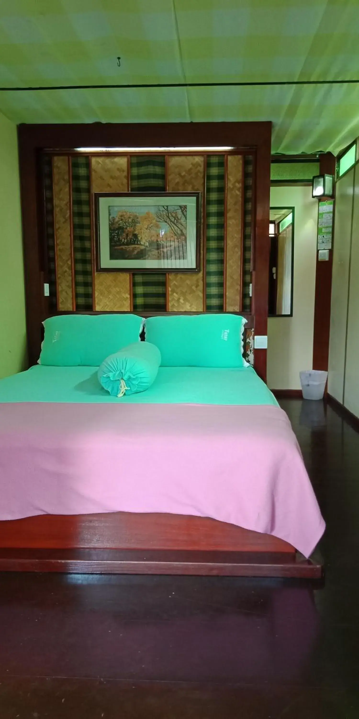 Bed in T Star Cottage Langkawi Bed in T Star Cottage Langkawi