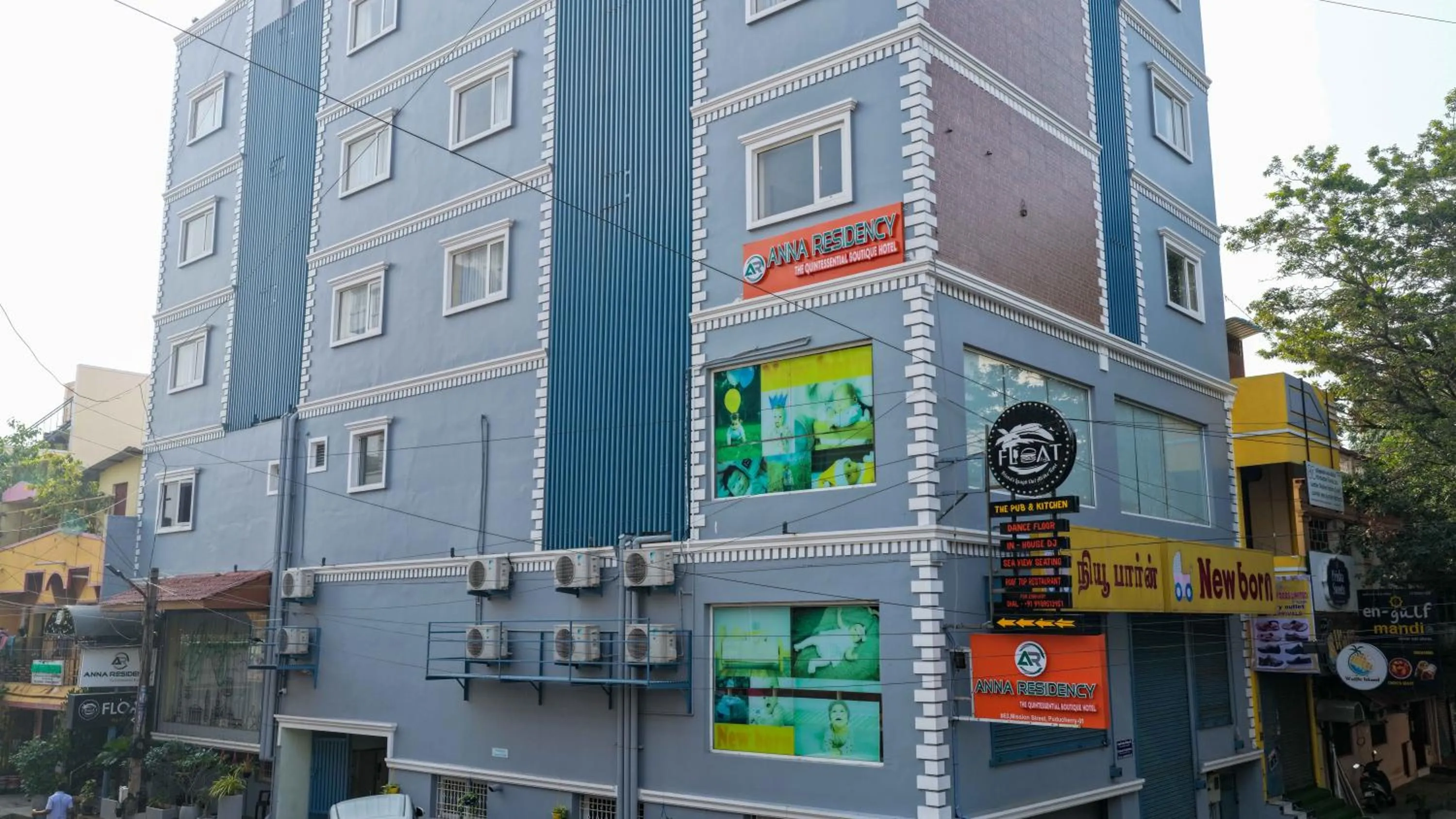 Property building in Anna Residency The Quintessential Boutique Hotel