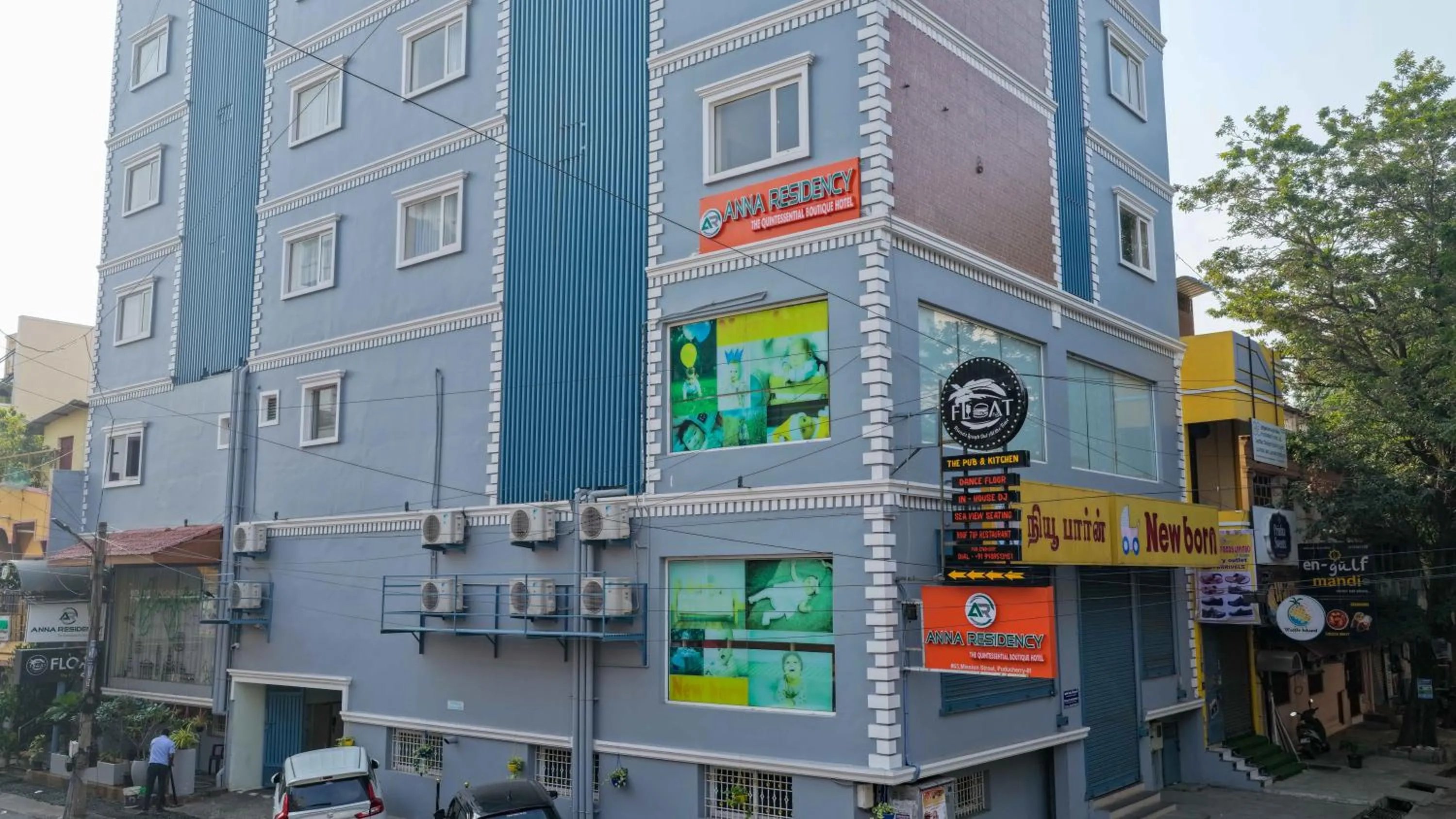 Property building in Anna Residency The Quintessential Boutique Hotel