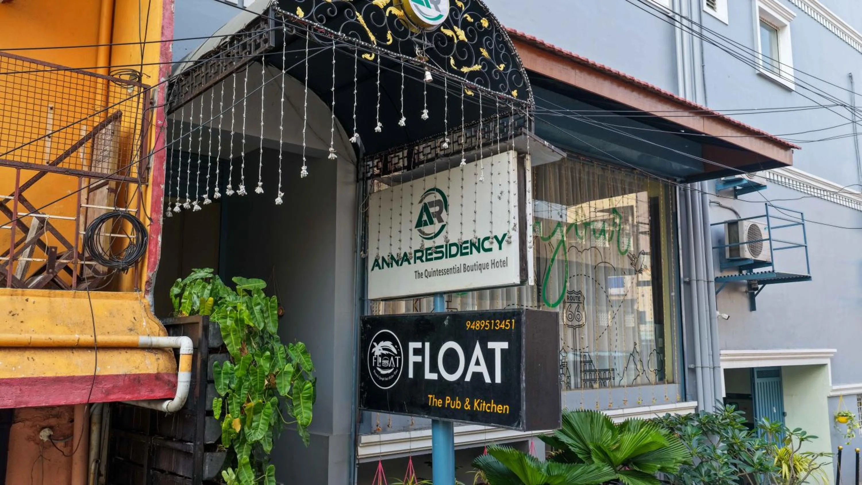 Property building in Anna Residency The Quintessential Boutique Hotel