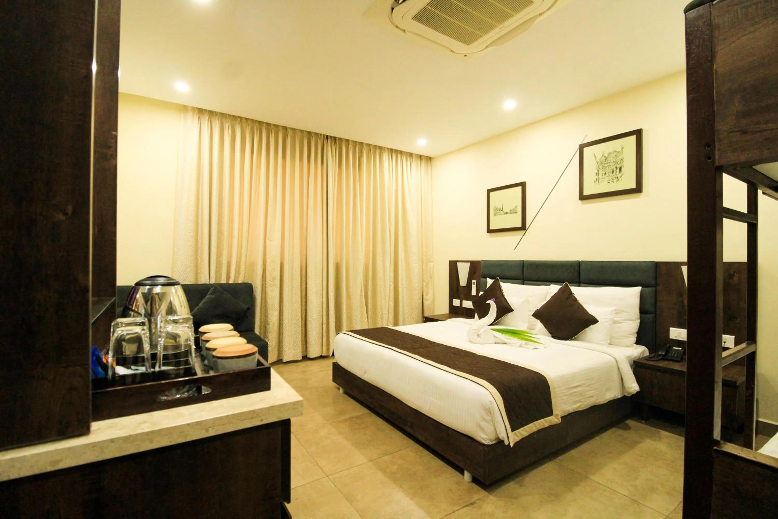 Bed in Anna Residency The Quintessential Boutique Hotel