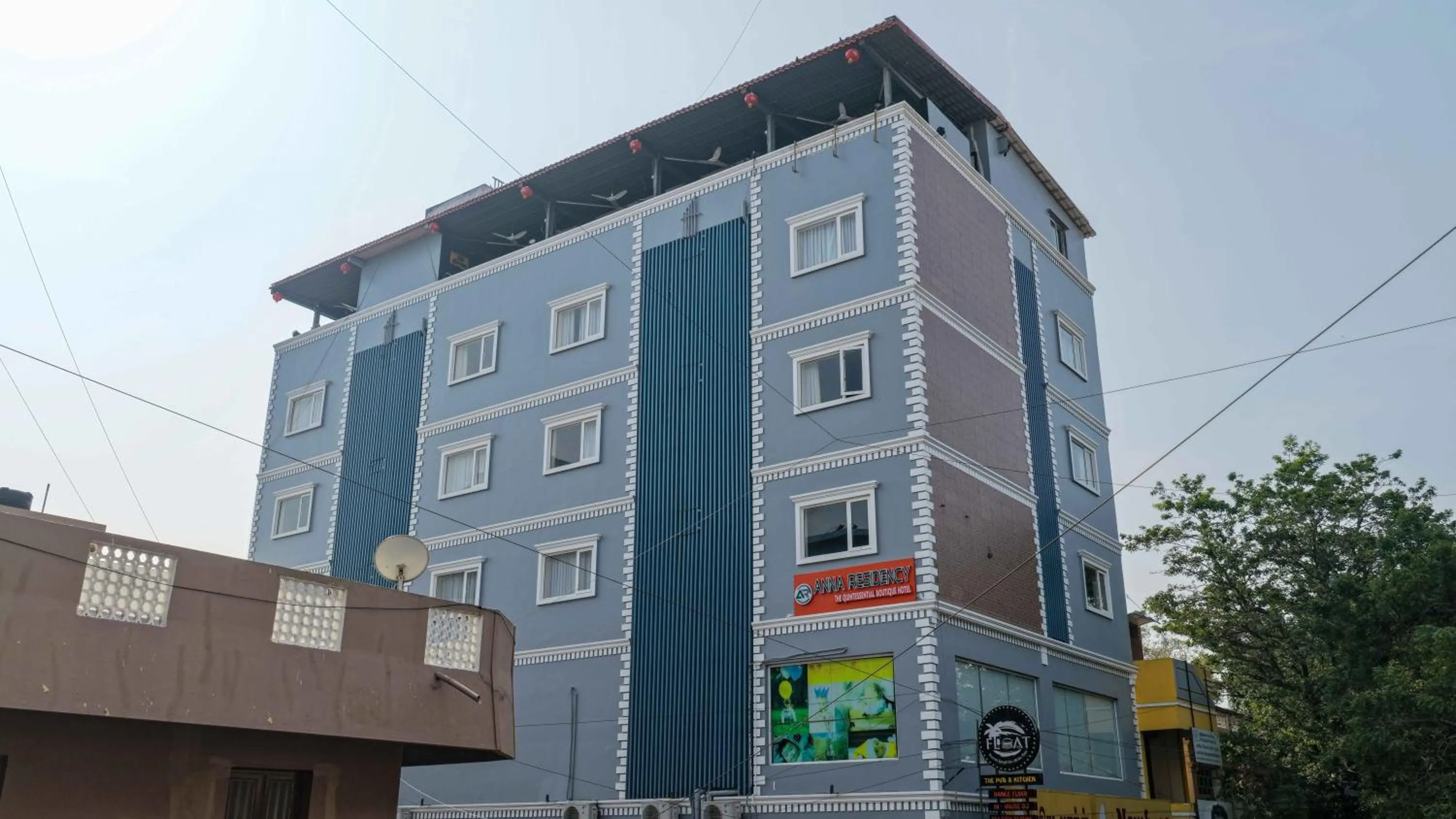 Property building in Anna Residency The Quintessential Boutique Hotel