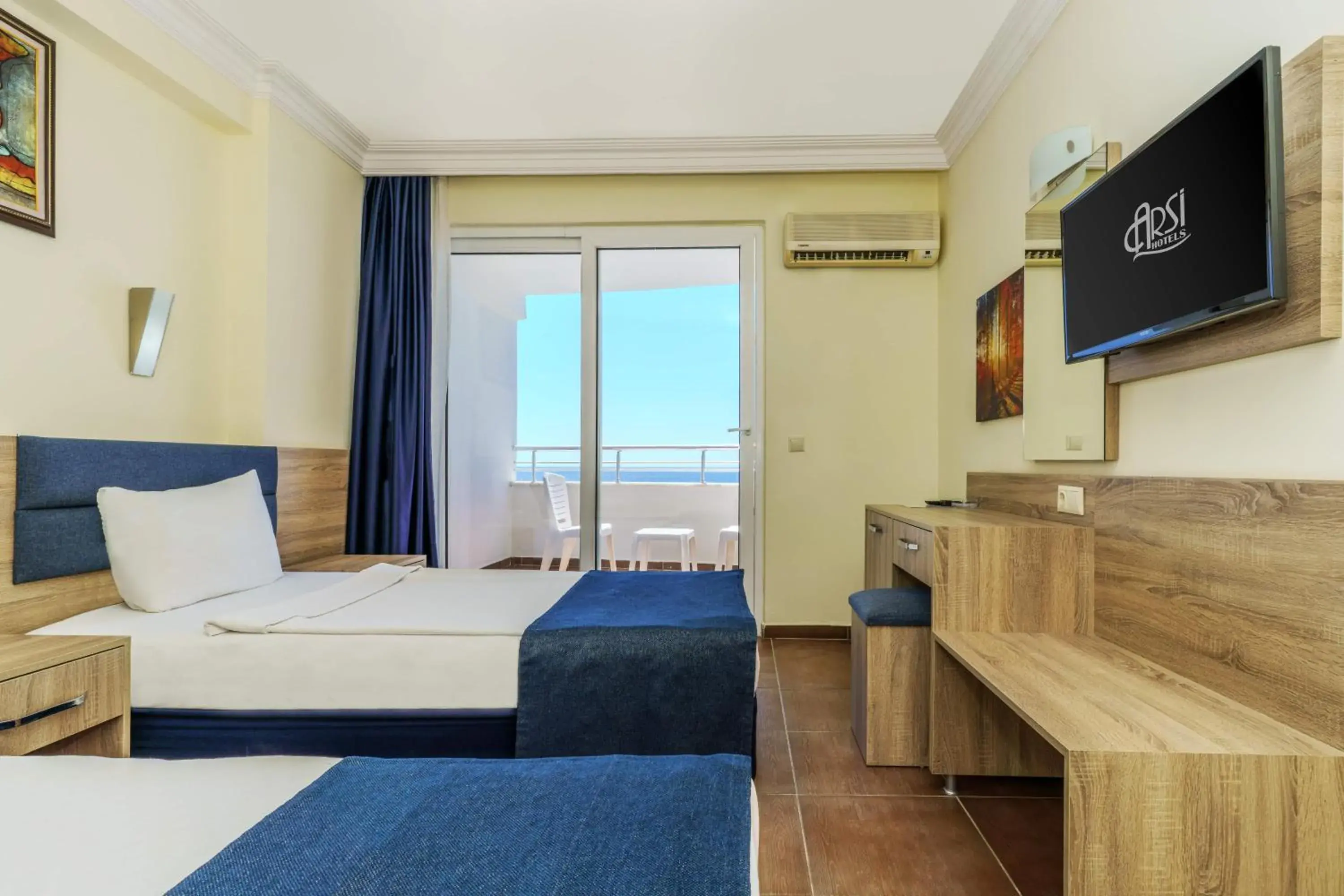 Bed in Arsi Blue Beach Hotel Bed in Arsi Blue Beach Hotel